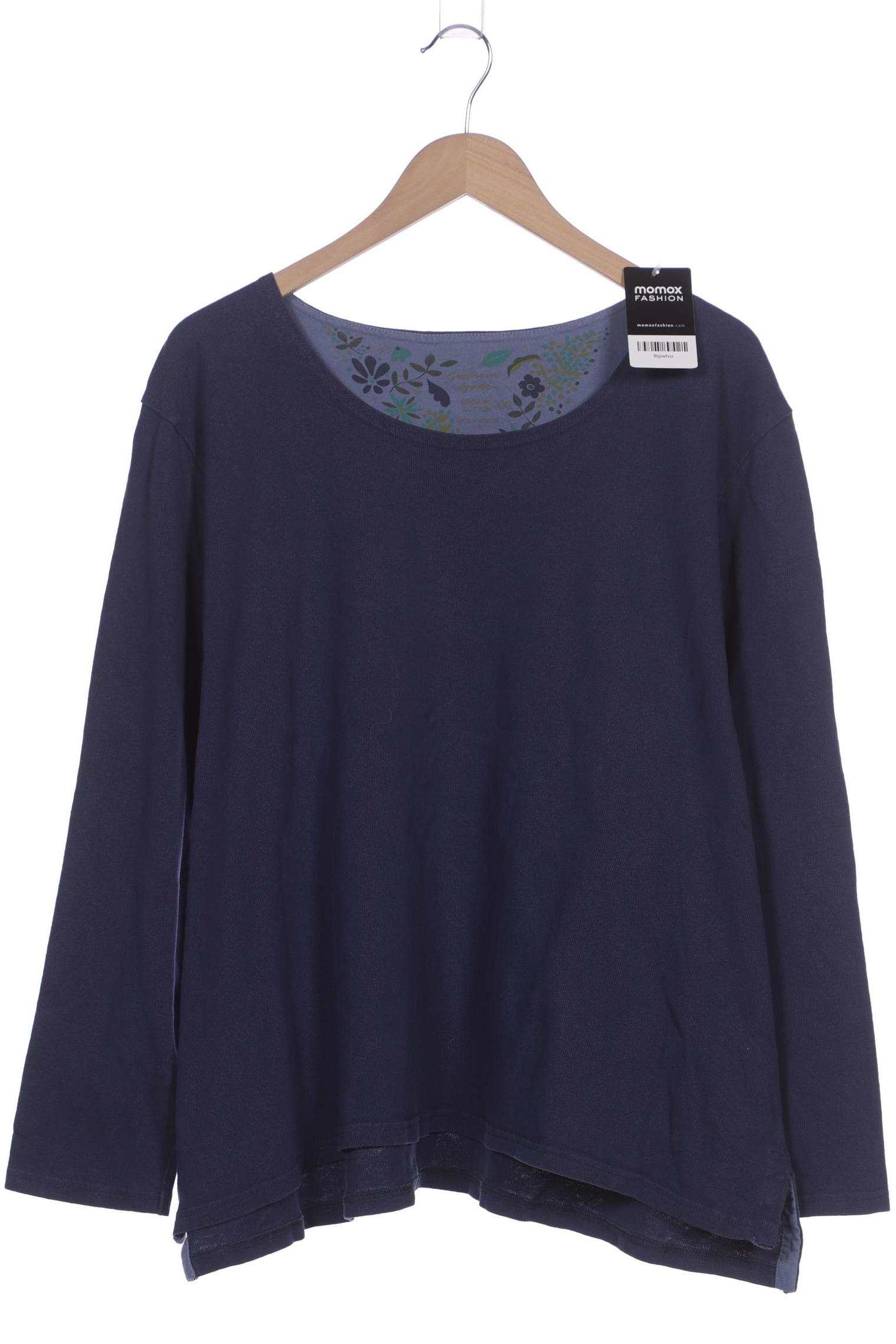 

Gudrun Sjödén Damen Langarmshirt, marineblau, Gr. 46