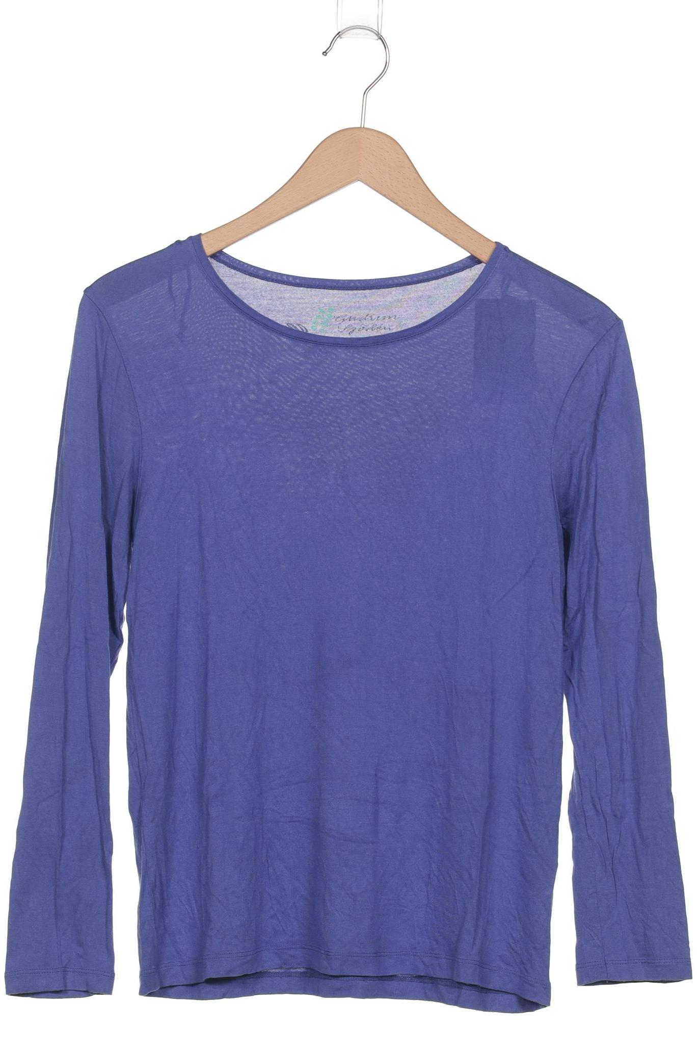 

Gudrun Sjödén Damen Langarmshirt, blau, Gr. 38