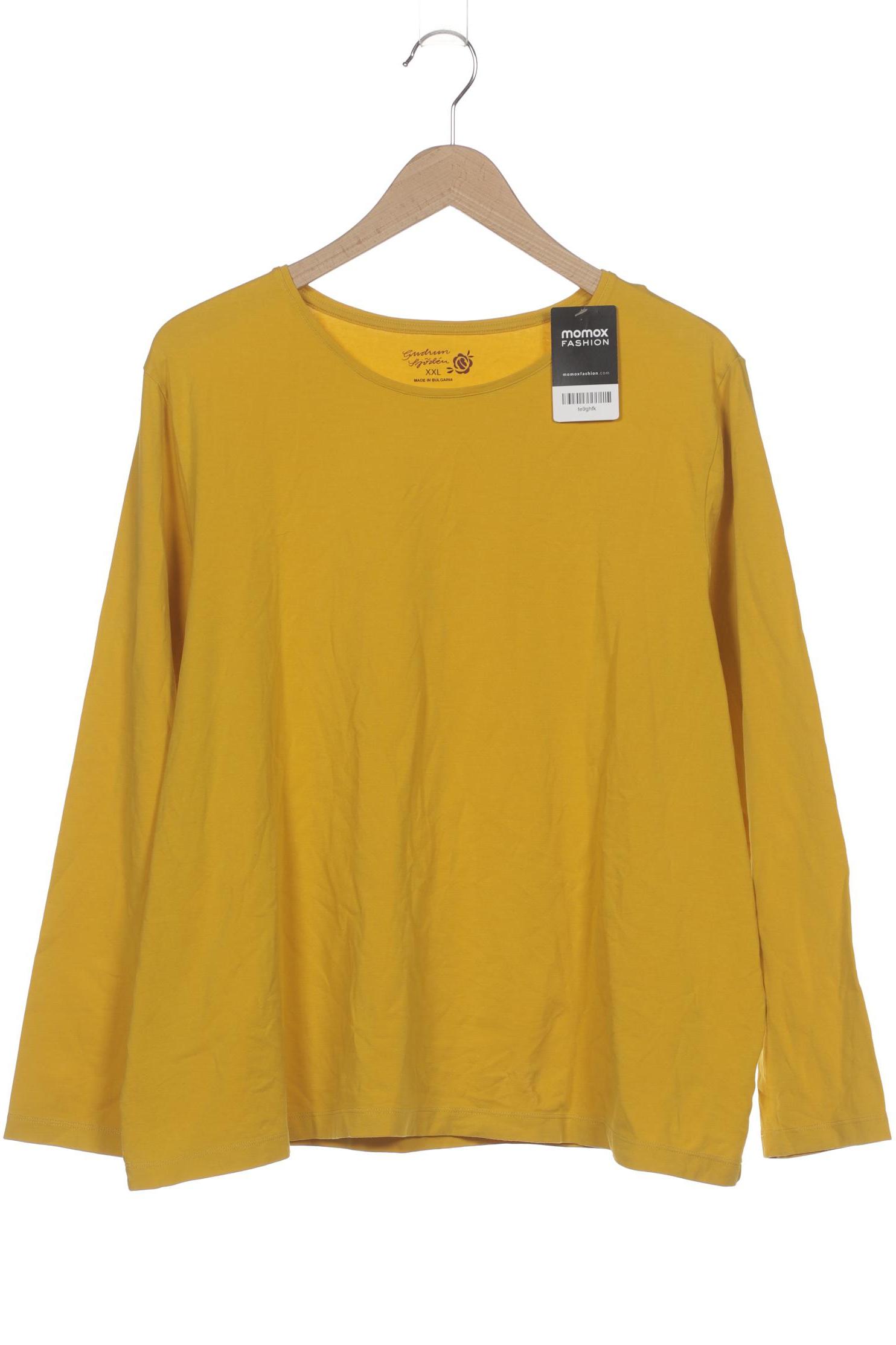 

Gudrun Sjödén Damen Langarmshirt, gelb, Gr. 46