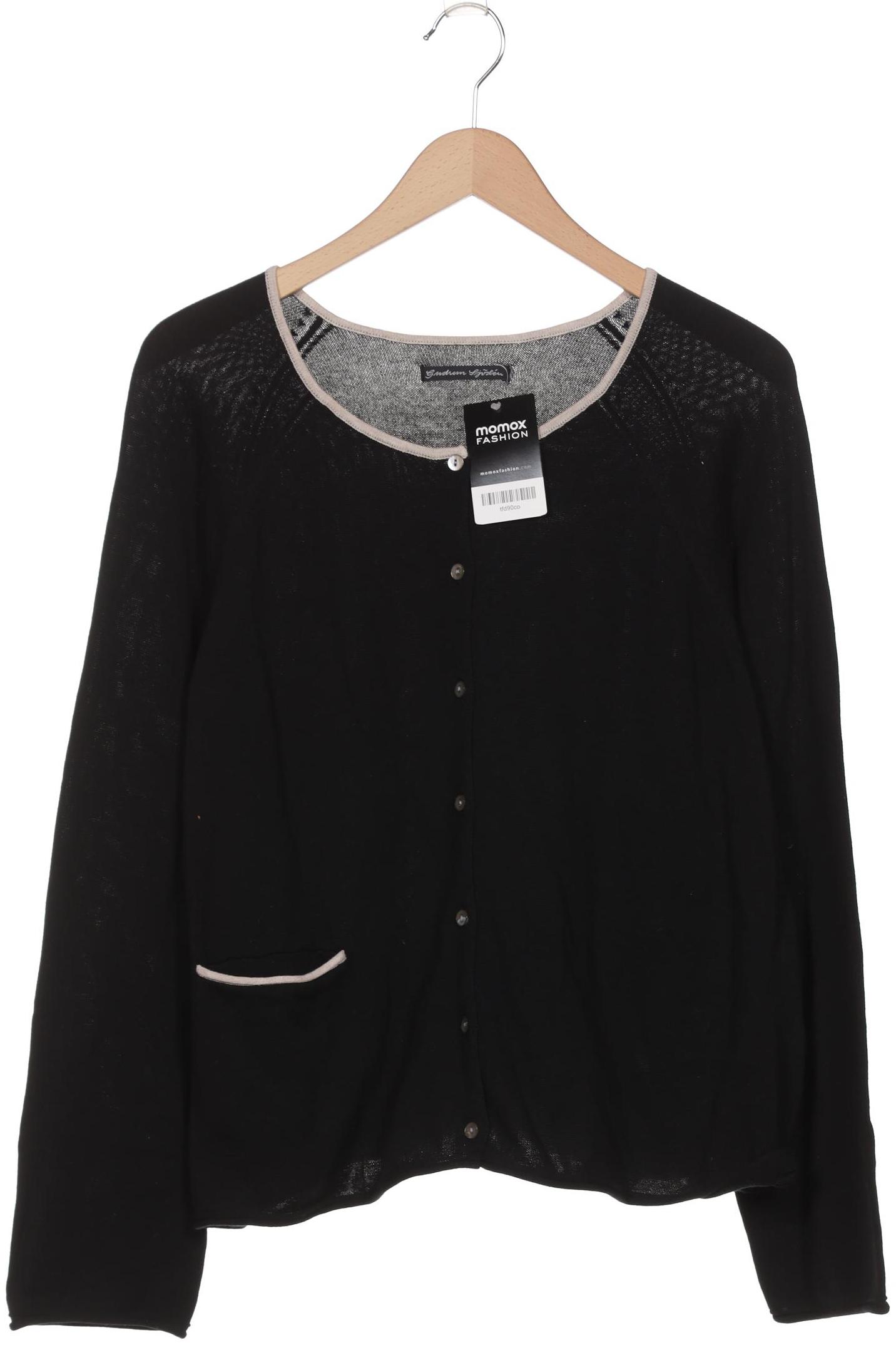 

Gudrun Sjödén Damen Strickjacke, schwarz, Gr. 48