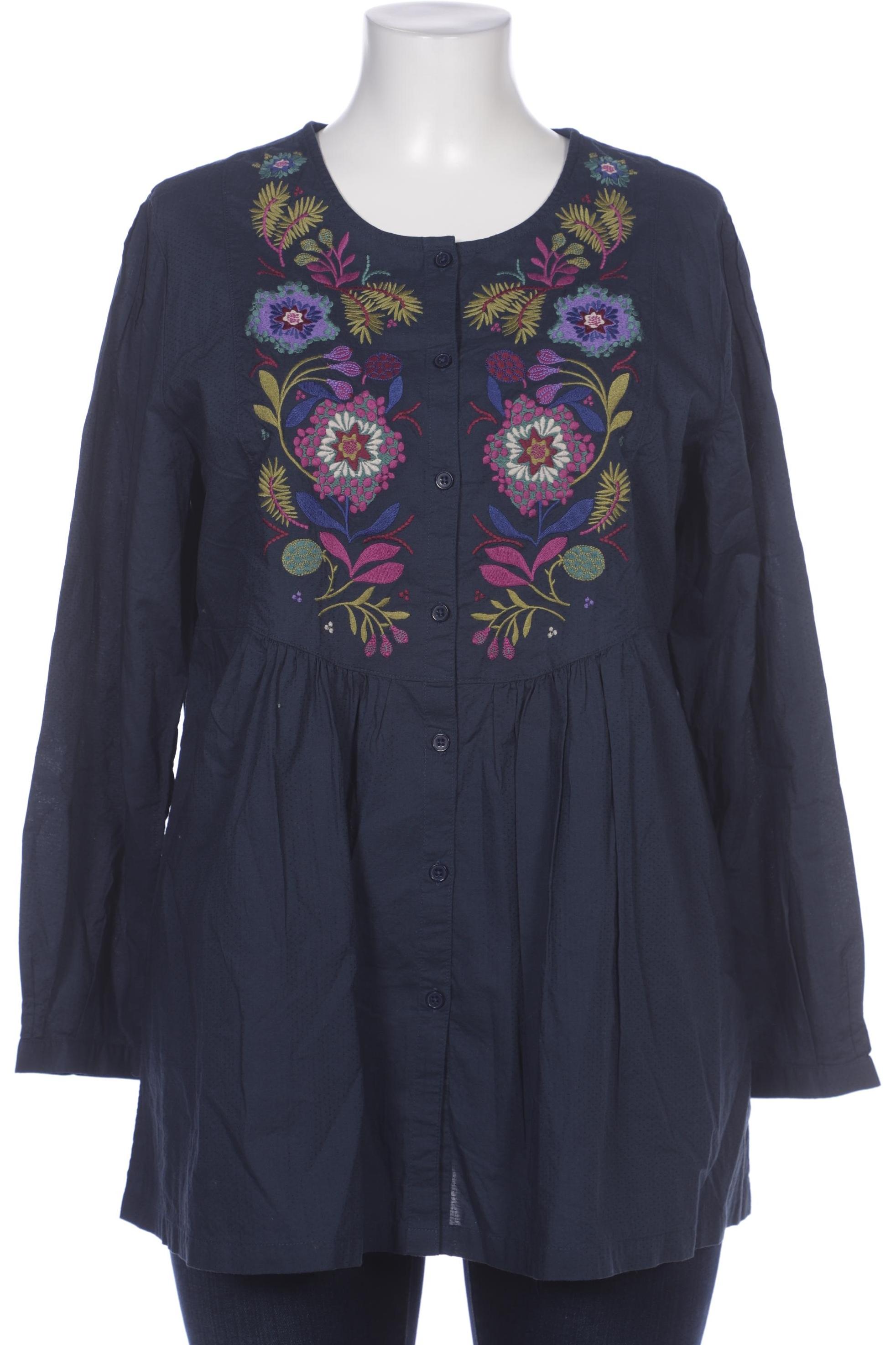 

Gudrun Sjödén Damen Bluse, marineblau, Gr. 42