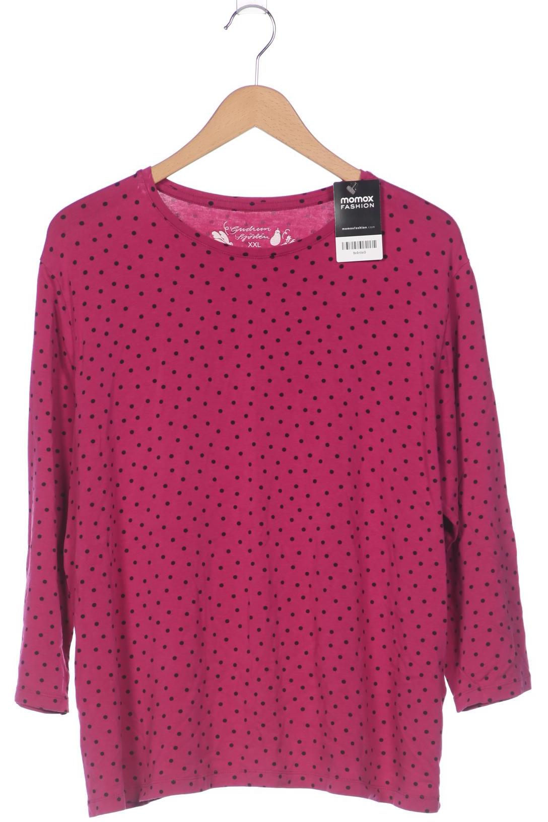 

Gudrun Sjödén Damen Langarmshirt, pink, Gr. 46
