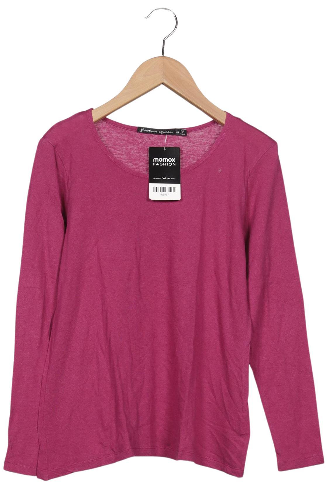 

Gudrun Sjödén Damen Langarmshirt, pink, Gr. 34