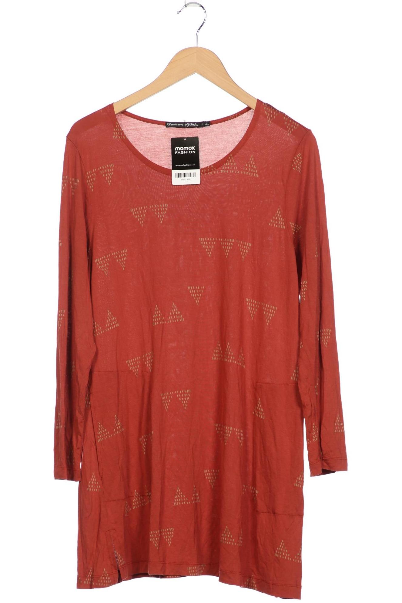 

Gudrun Sjödén Damen Langarmshirt, rot, Gr. 42