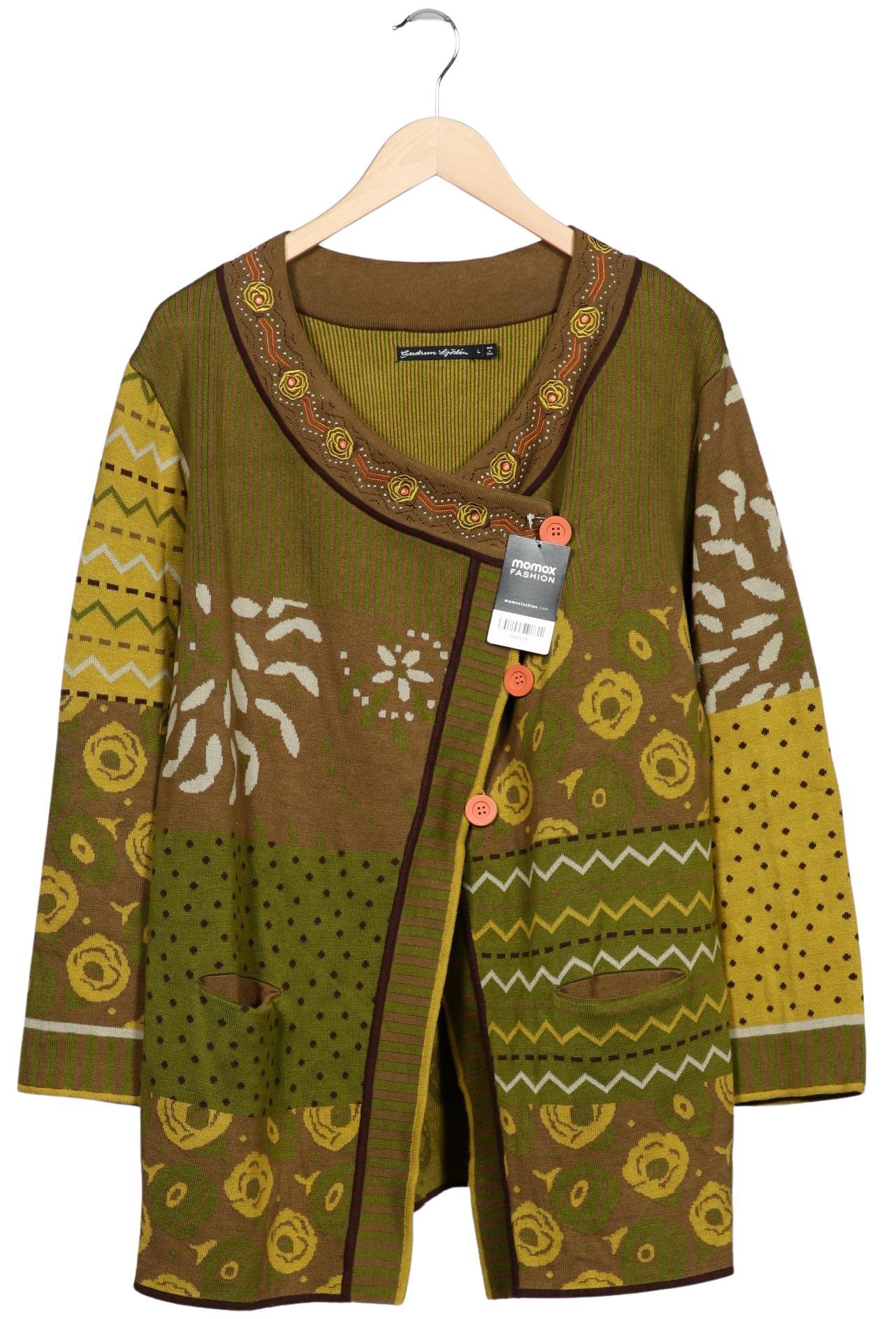 

Gudrun Sjödén Damen Strickjacke, grün, Gr. 42
