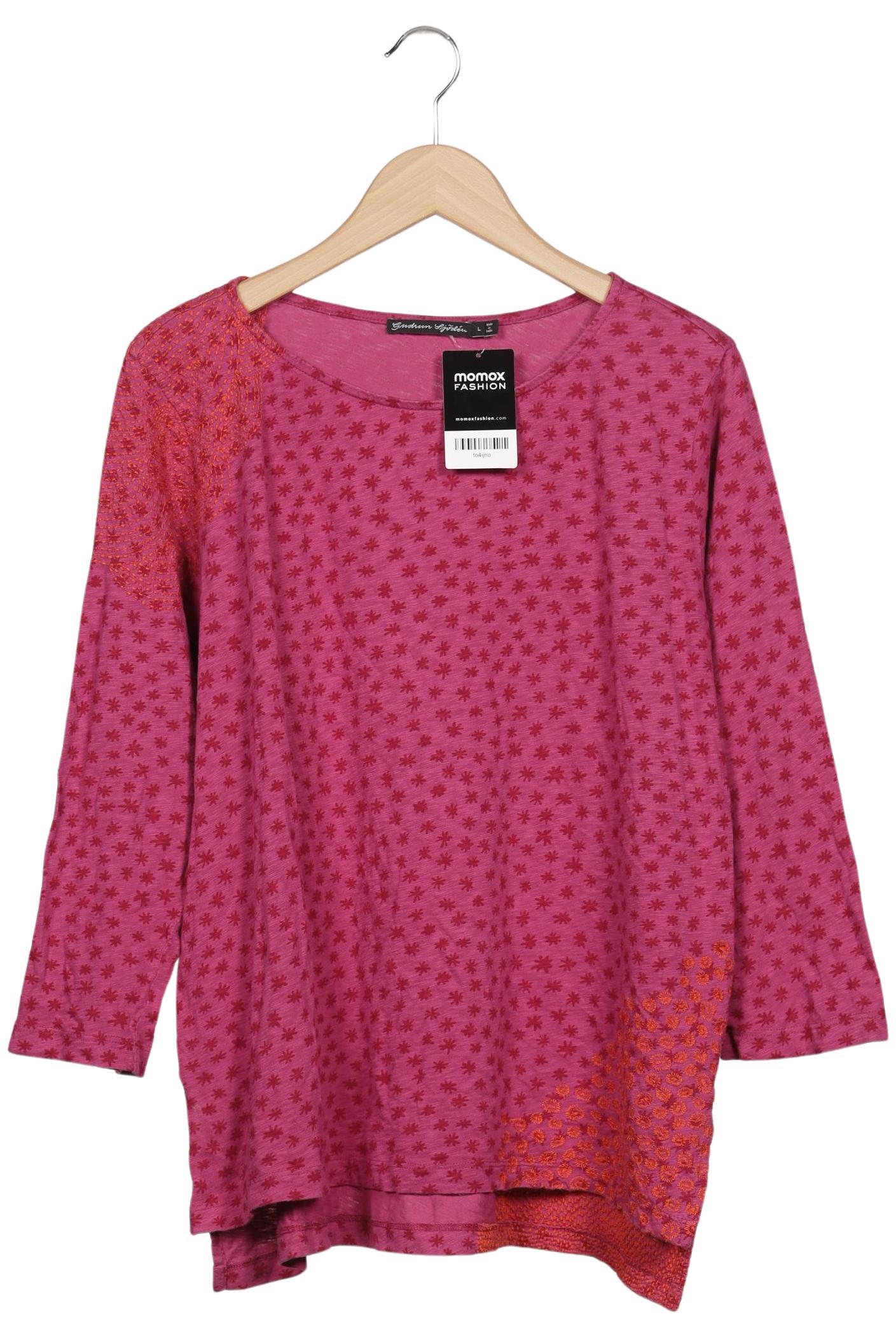 

Gudrun Sjödén Damen Langarmshirt, pink, Gr. 42