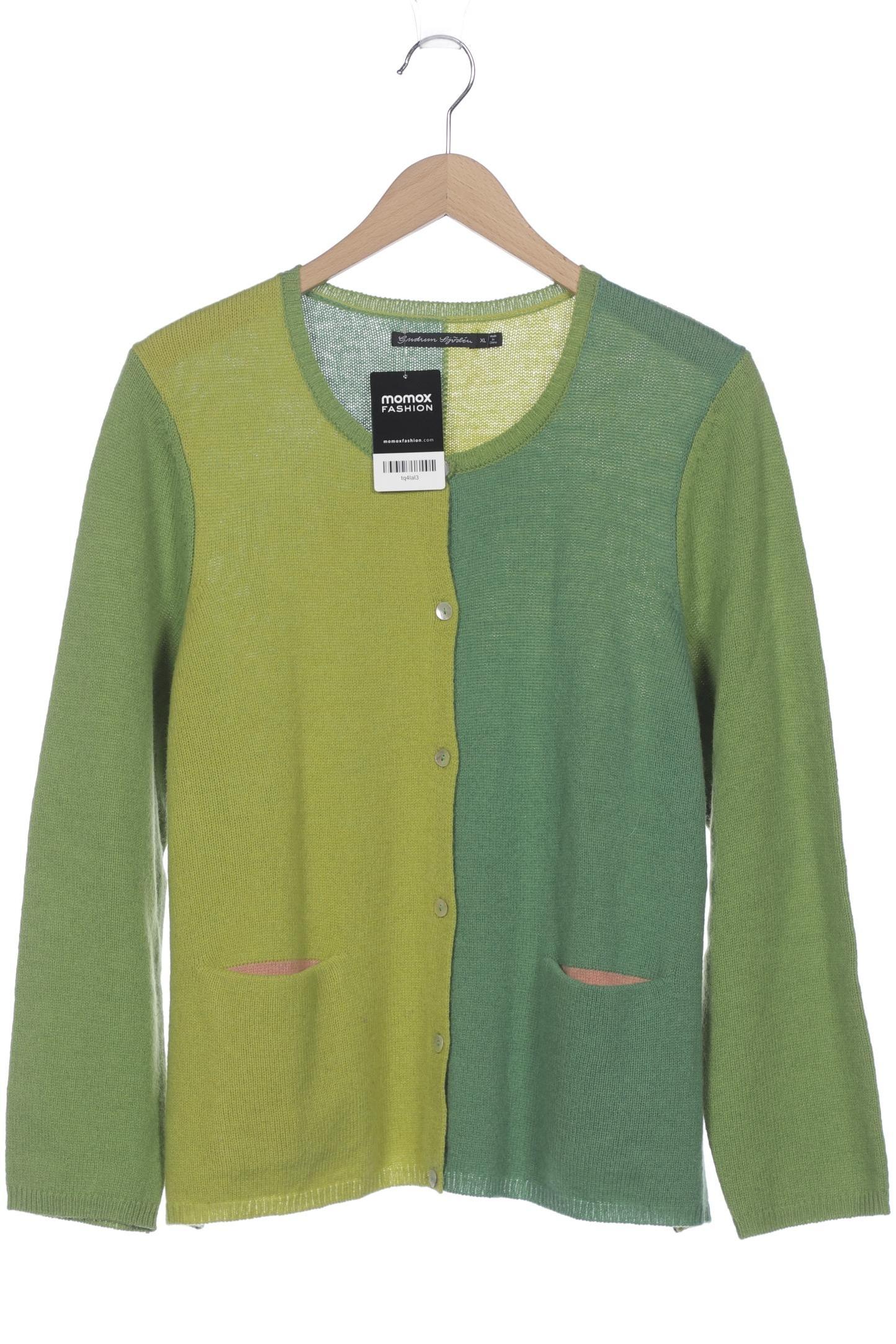 

Gudrun Sjödén Damen Strickjacke, grün, Gr. 44