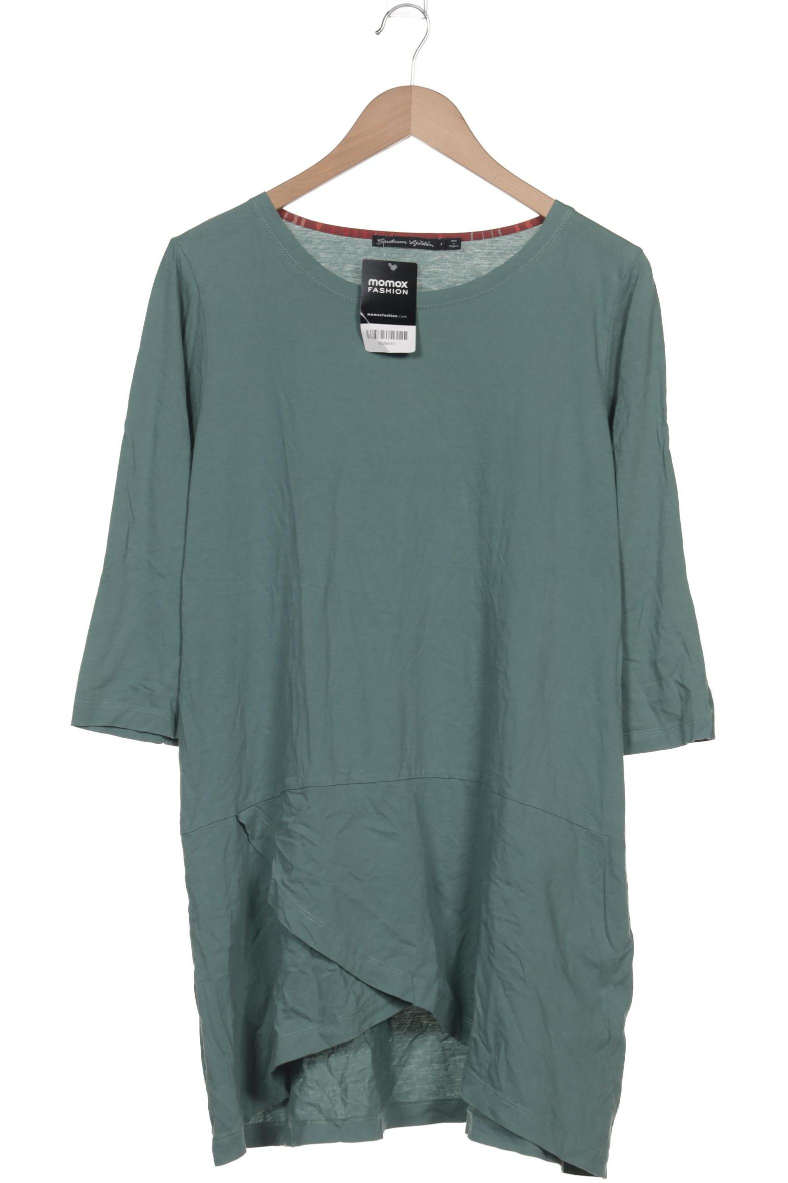 

Gudrun Sjödén Damen Langarmshirt, türkis, Gr. 38