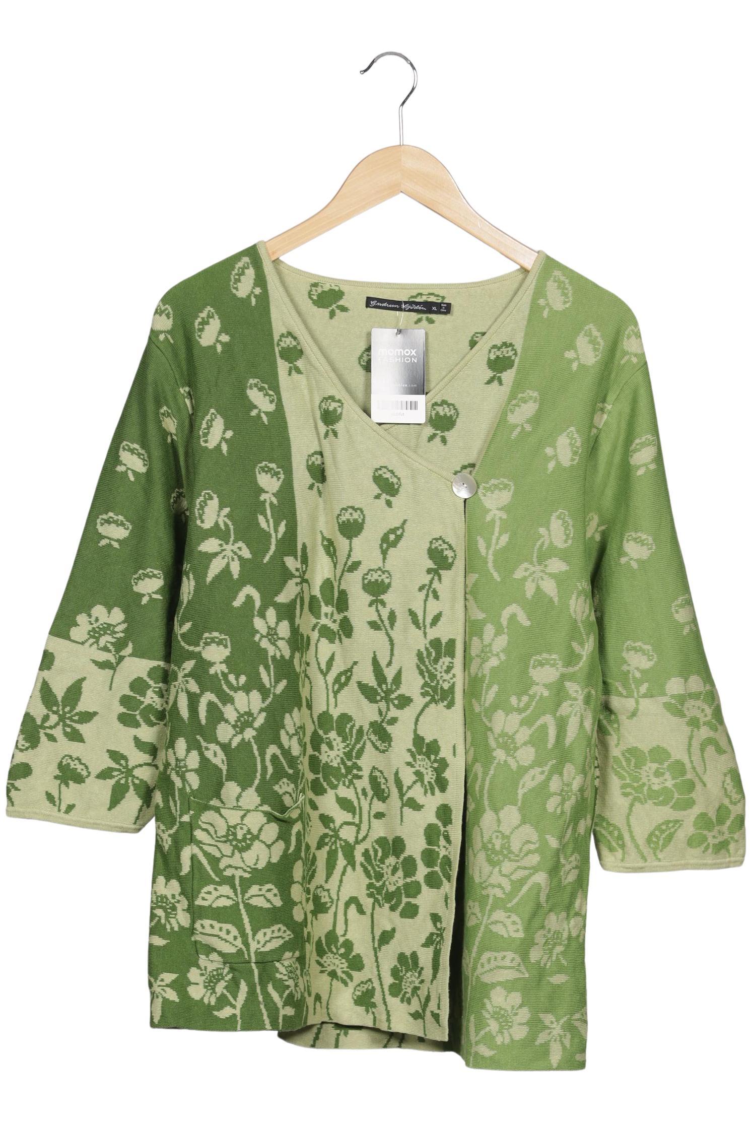 

Gudrun Sjödén Damen Strickjacke, grün, Gr. 44