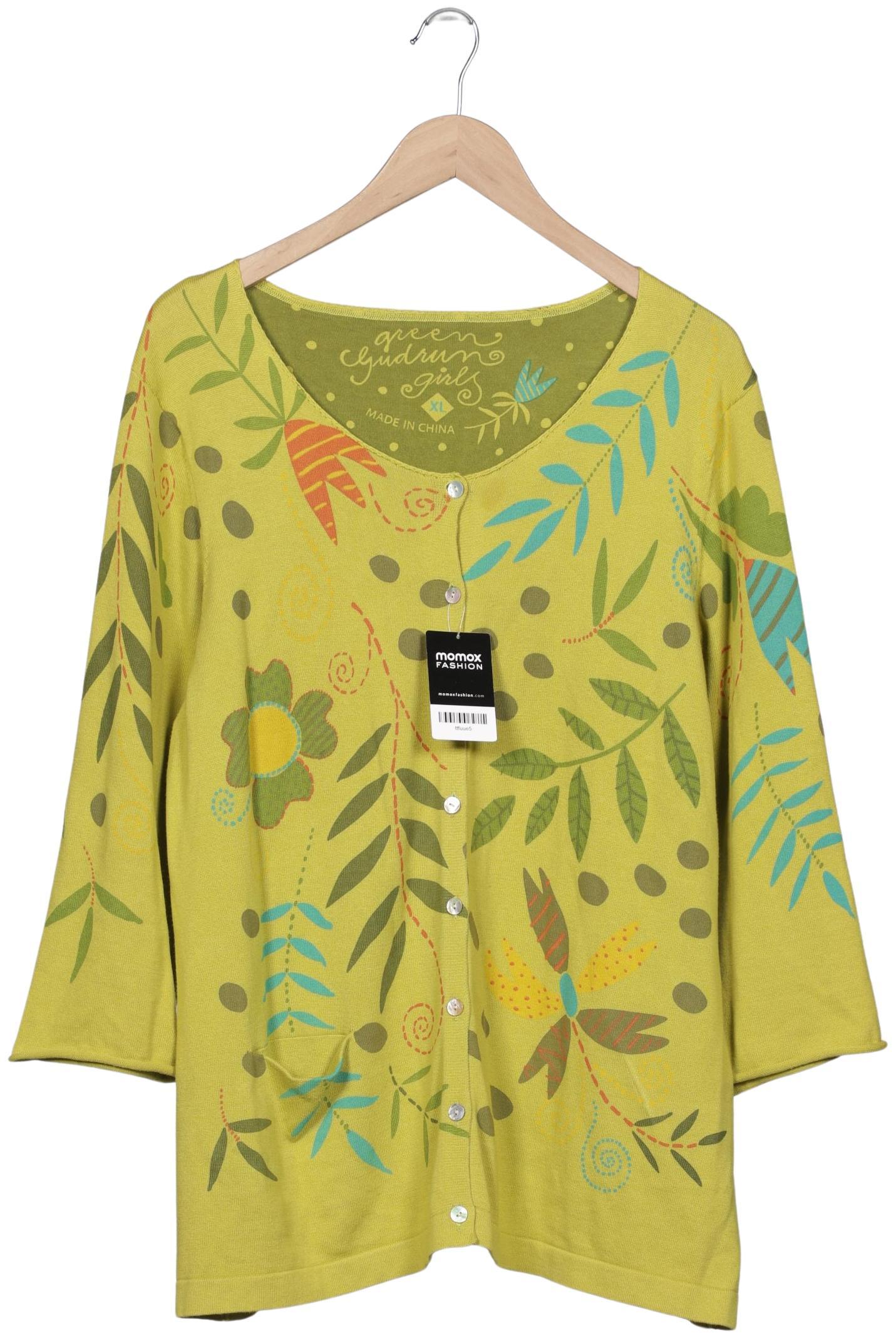 

Gudrun Sjödén Damen Strickjacke, hellgrün, Gr. 44