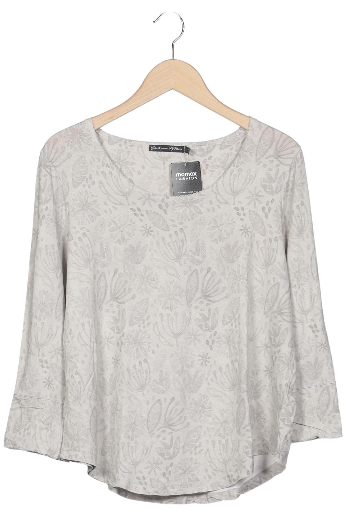 

Gudrun Sjödén Damen Langarmshirt, grau, Gr. 42