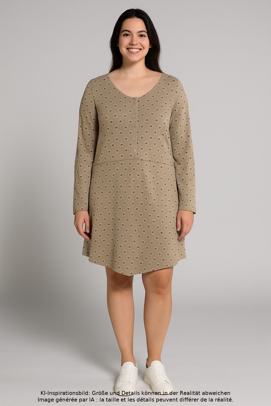 

Gudrun Sjödén Damen Kleid, beige, Gr. 38