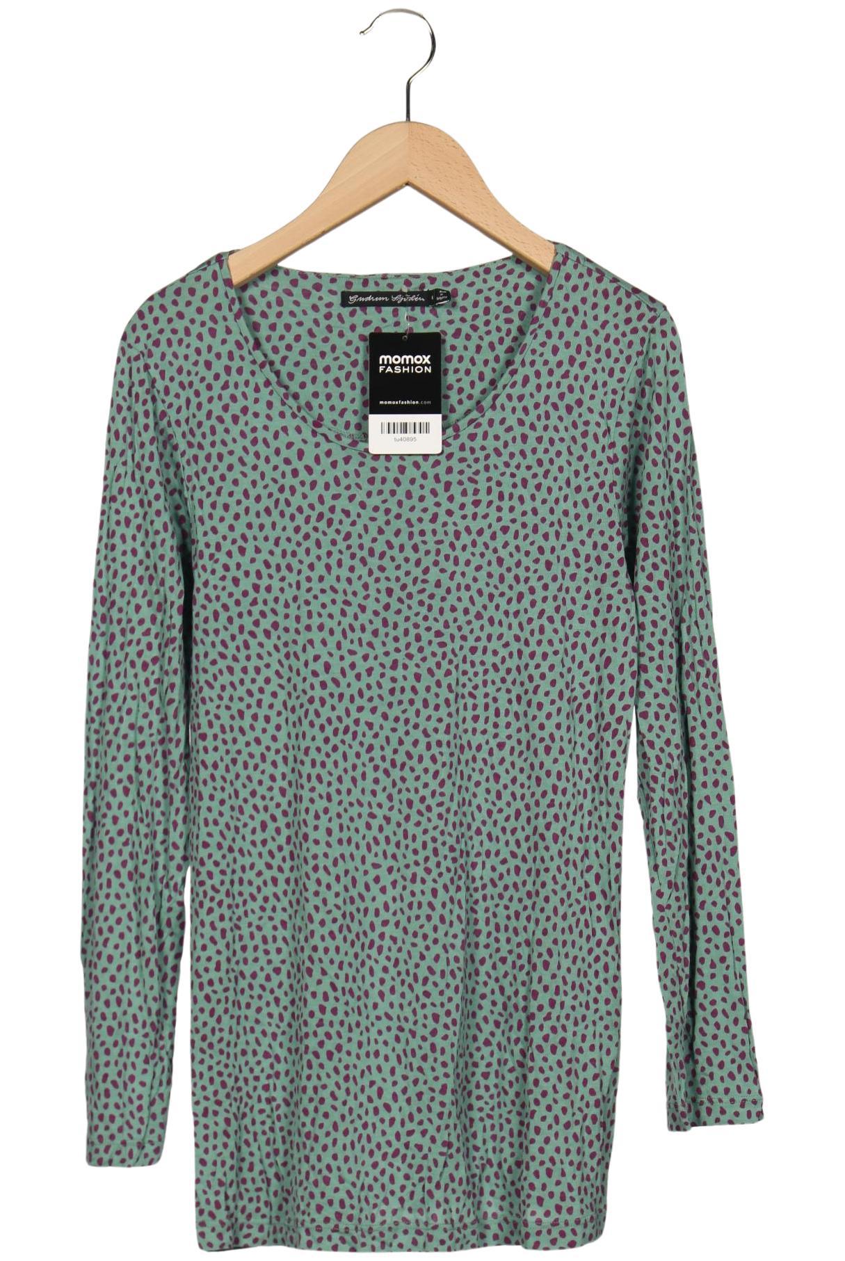 

Gudrun Sjödén Damen Langarmshirt, grün, Gr. 38