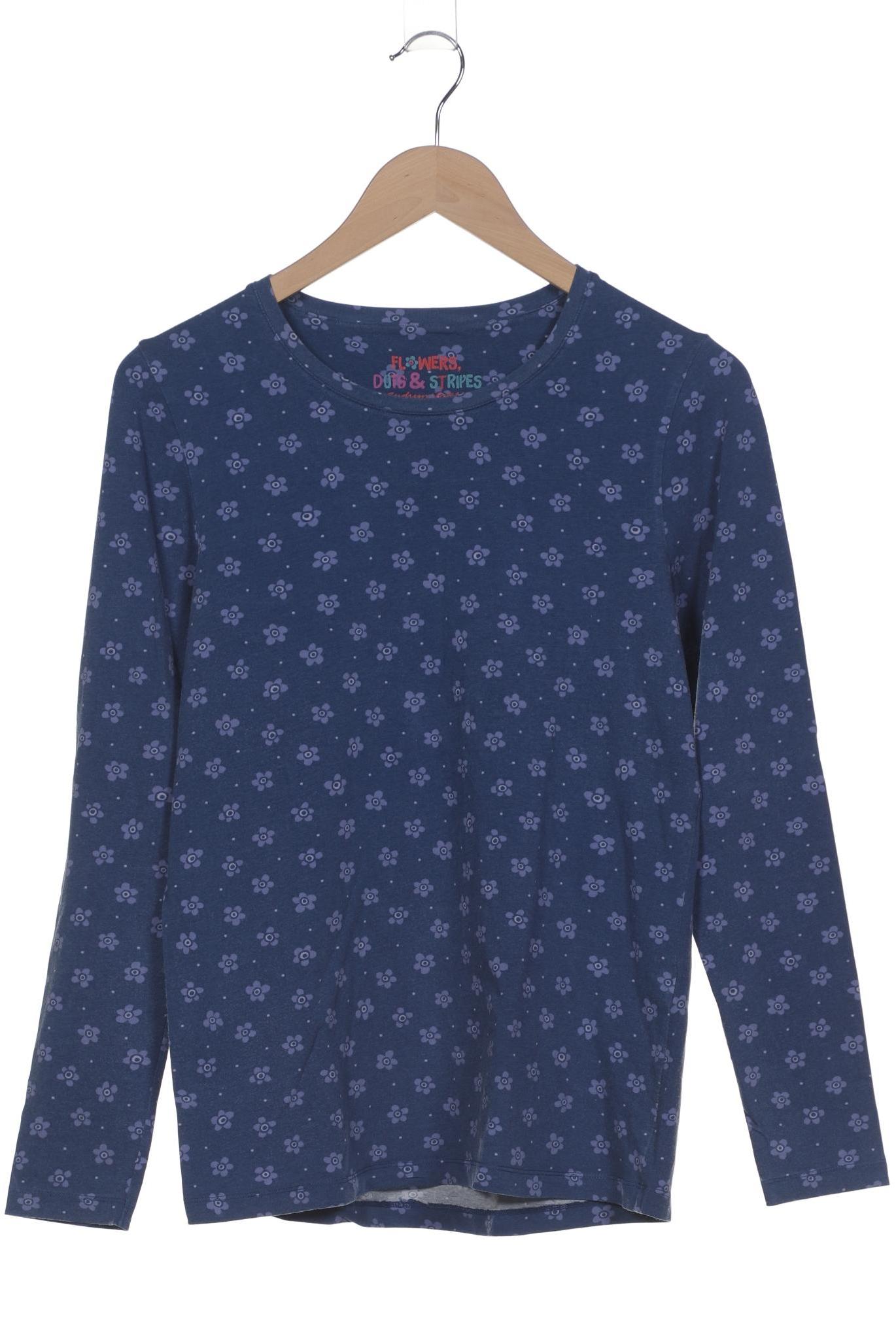 

Gudrun Sjödén Damen Langarmshirt, blau, Gr. 38