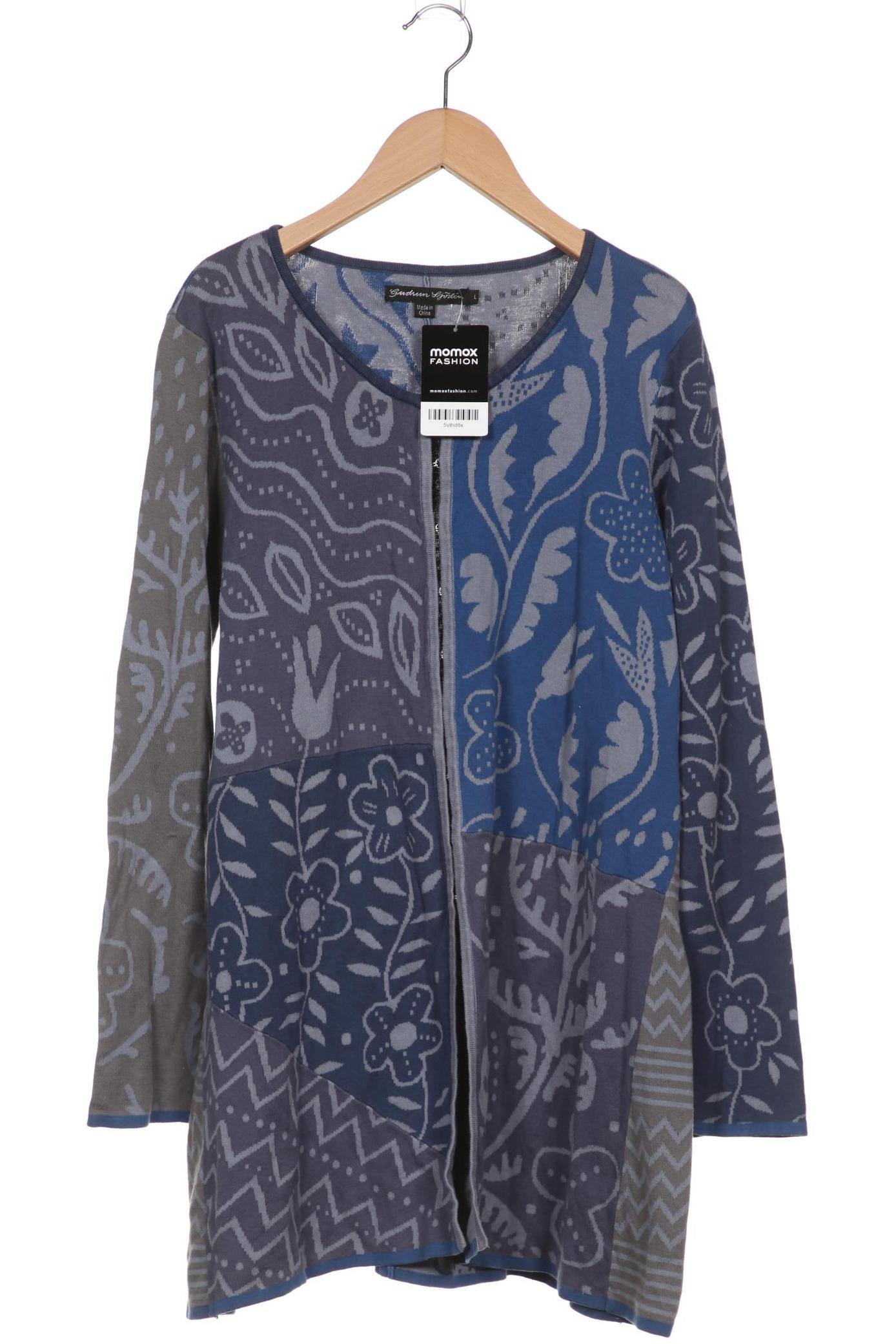 

Gudrun Sjödén Damen Strickjacke, blau, Gr. 42