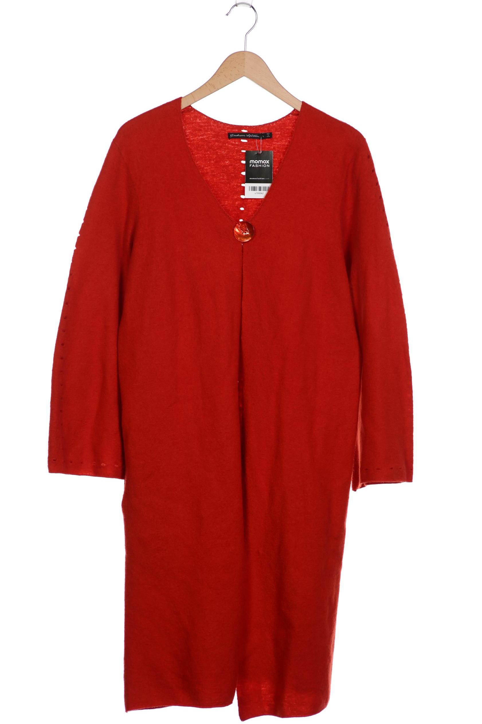 

Gudrun Sjödén Damen Strickjacke, orange, Gr. 42