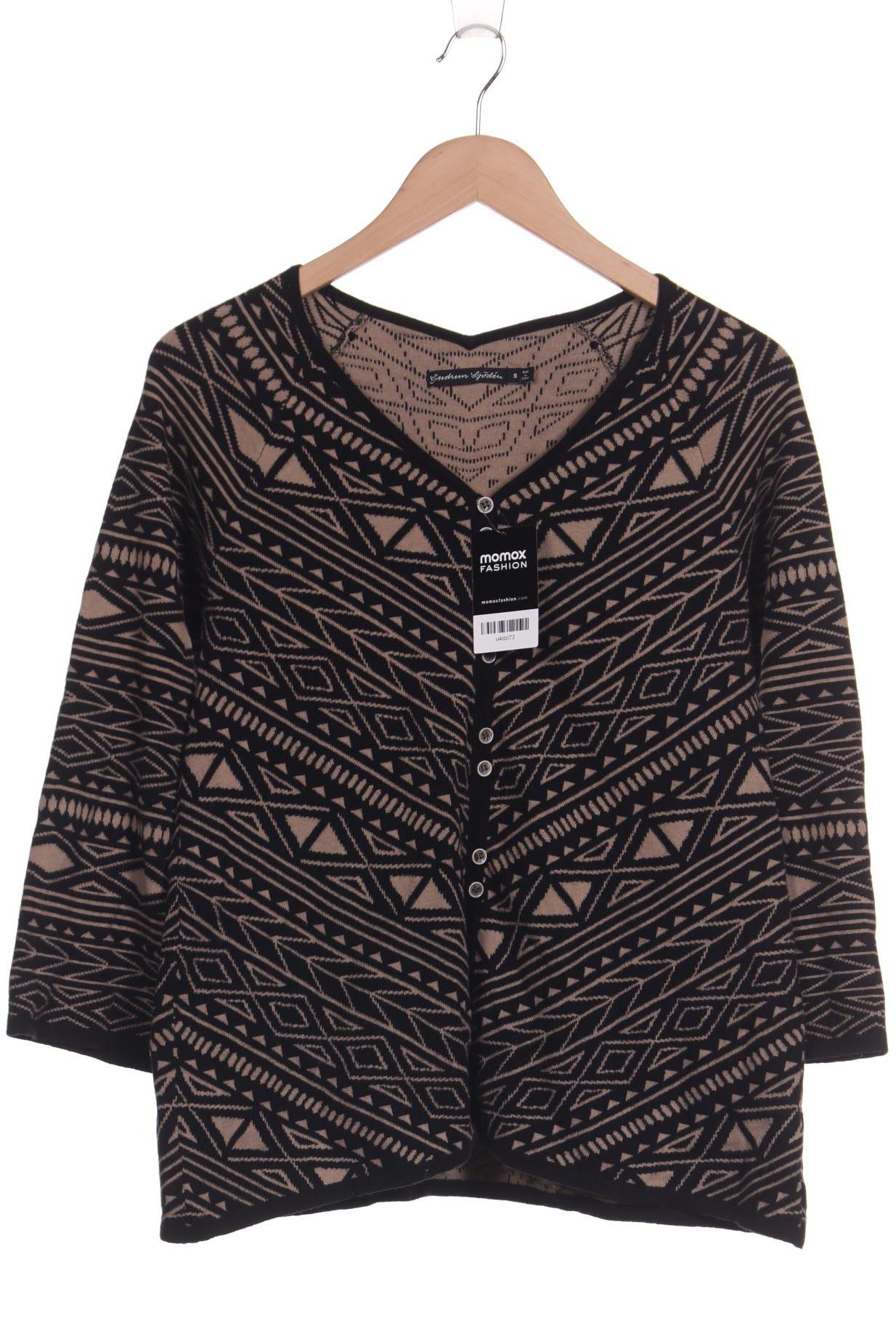 

Gudrun Sjödén Damen Strickjacke, schwarz, Gr. 36