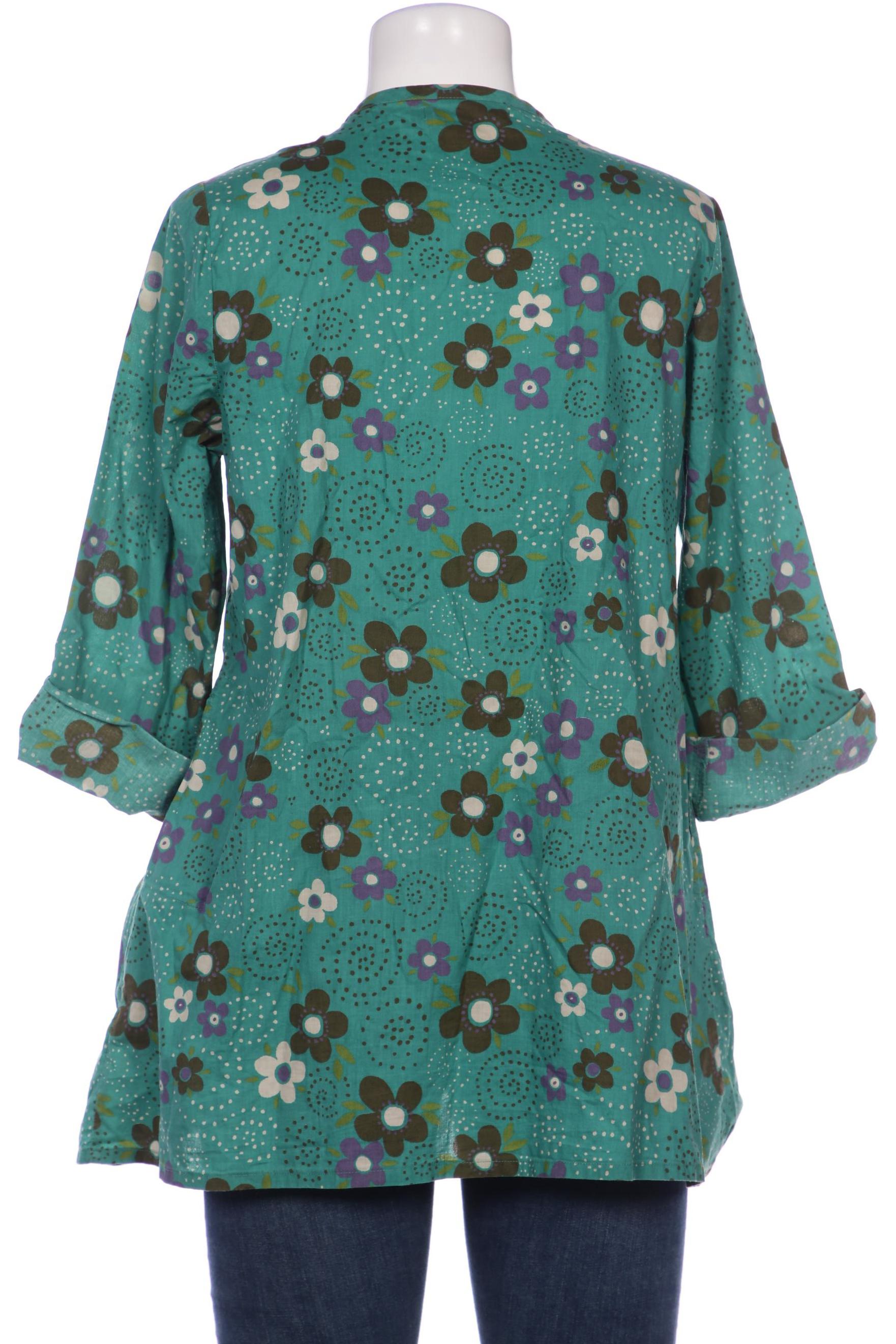 

Gudrun Sjödén Damen Bluse, türkis, Gr. 36