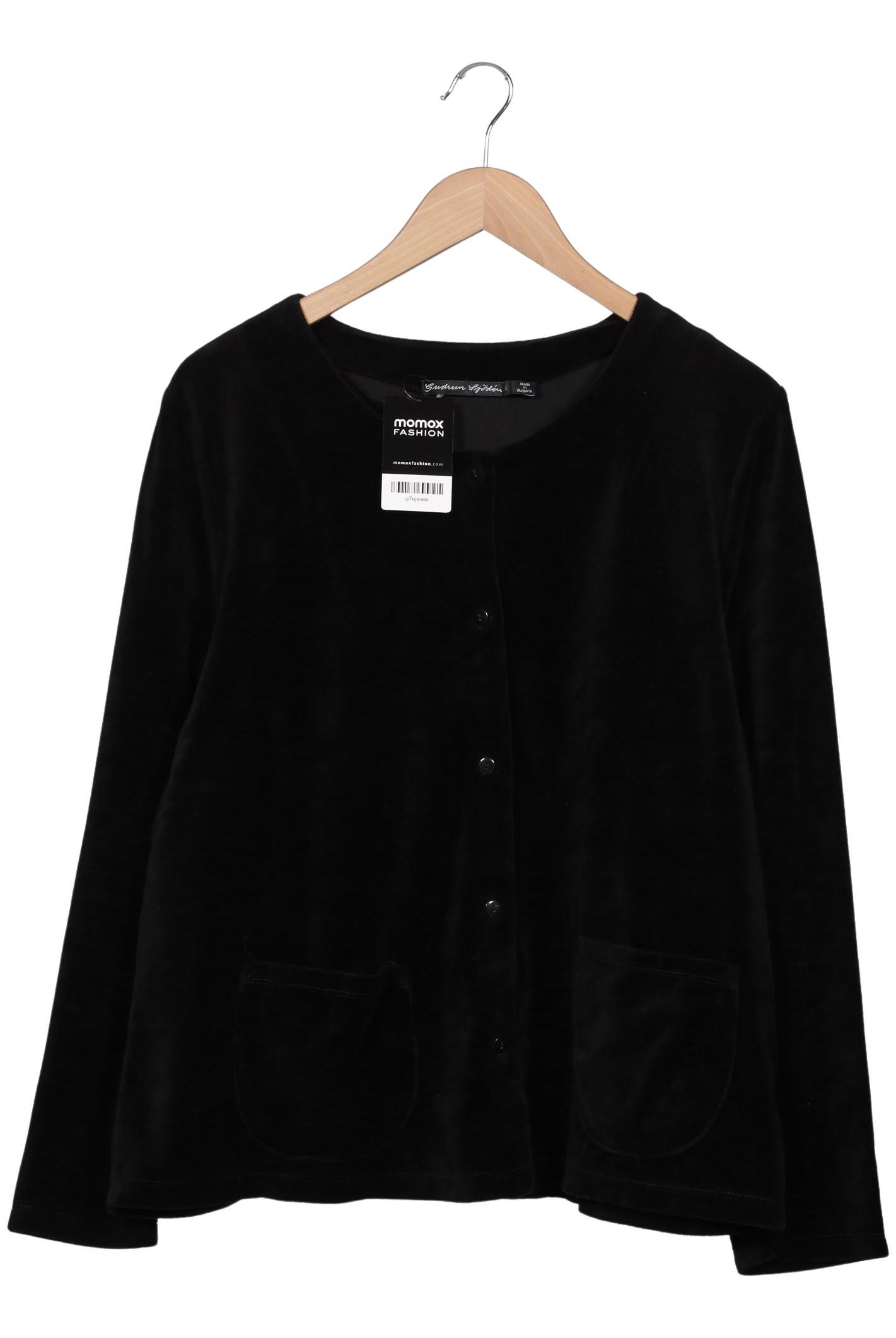

Gudrun Sjödén Damen Strickjacke, schwarz, Gr. 42