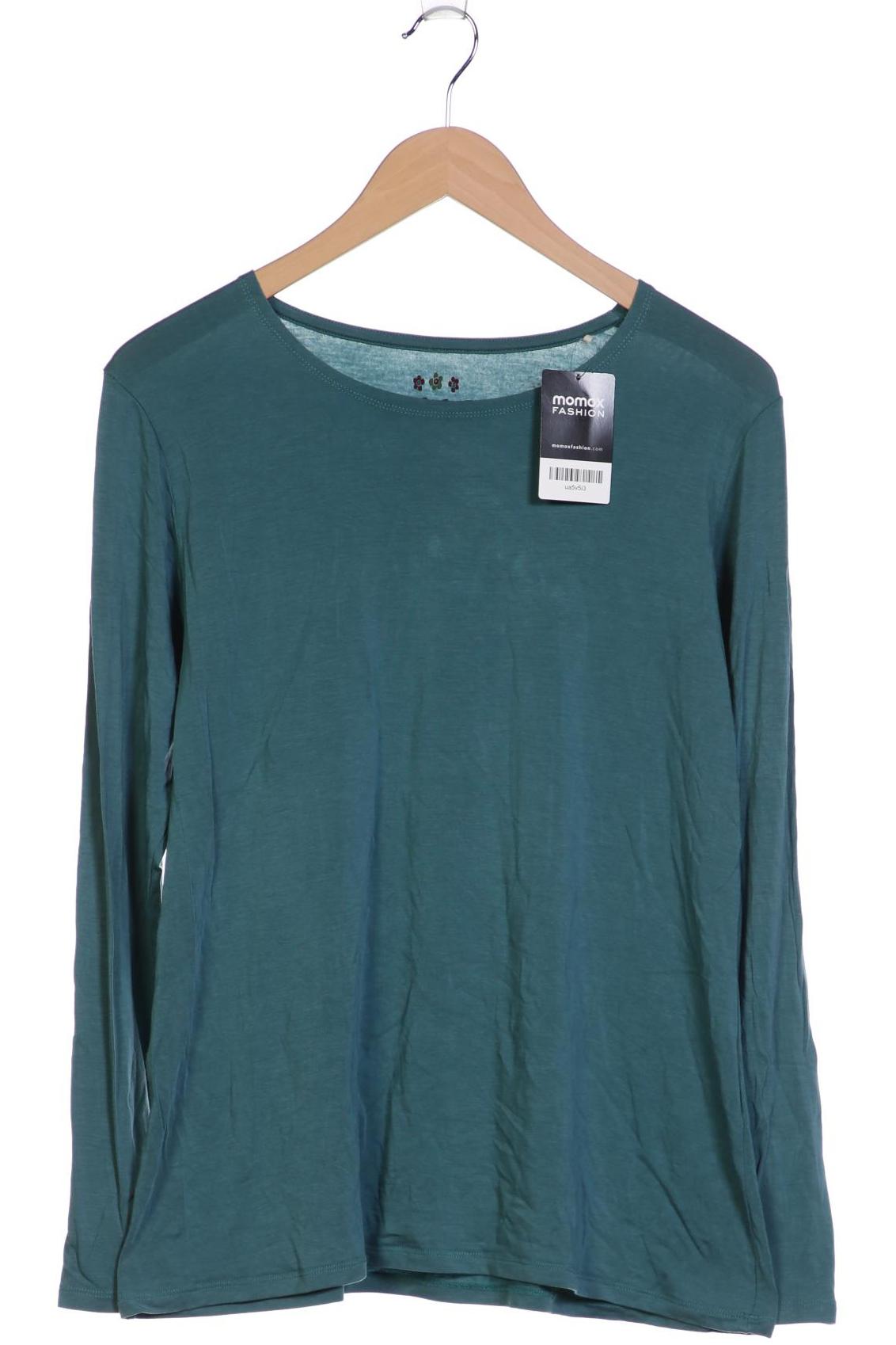 

Gudrun Sjödén Damen Langarmshirt, türkis, Gr. 42