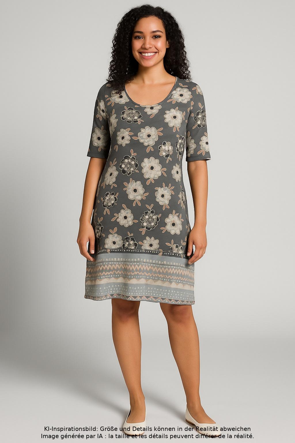 

Gudrun Sjödén Damen Kleid, grau, Gr. 38