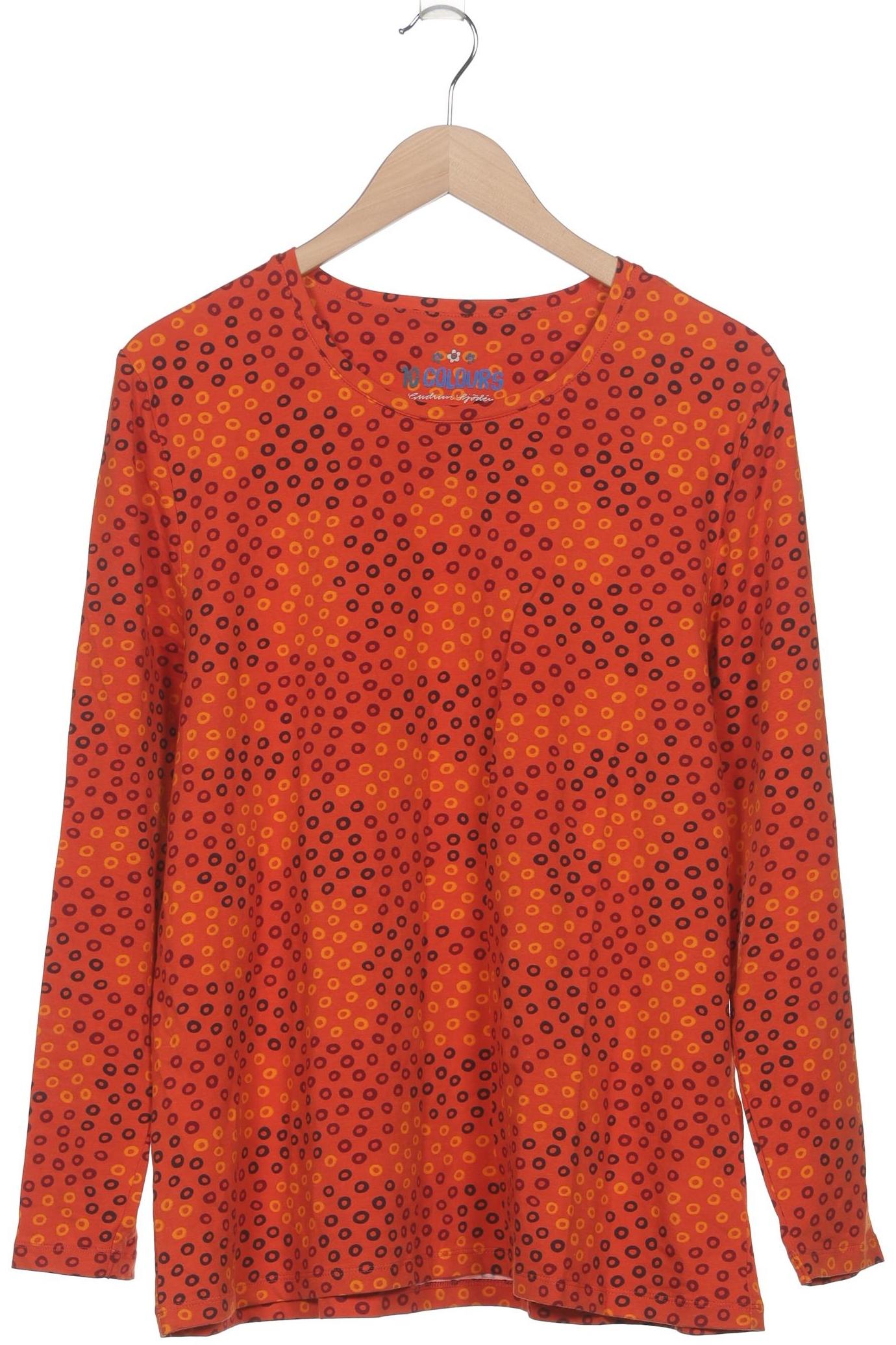 

Gudrun Sjödén Damen Langarmshirt, orange, Gr. 44