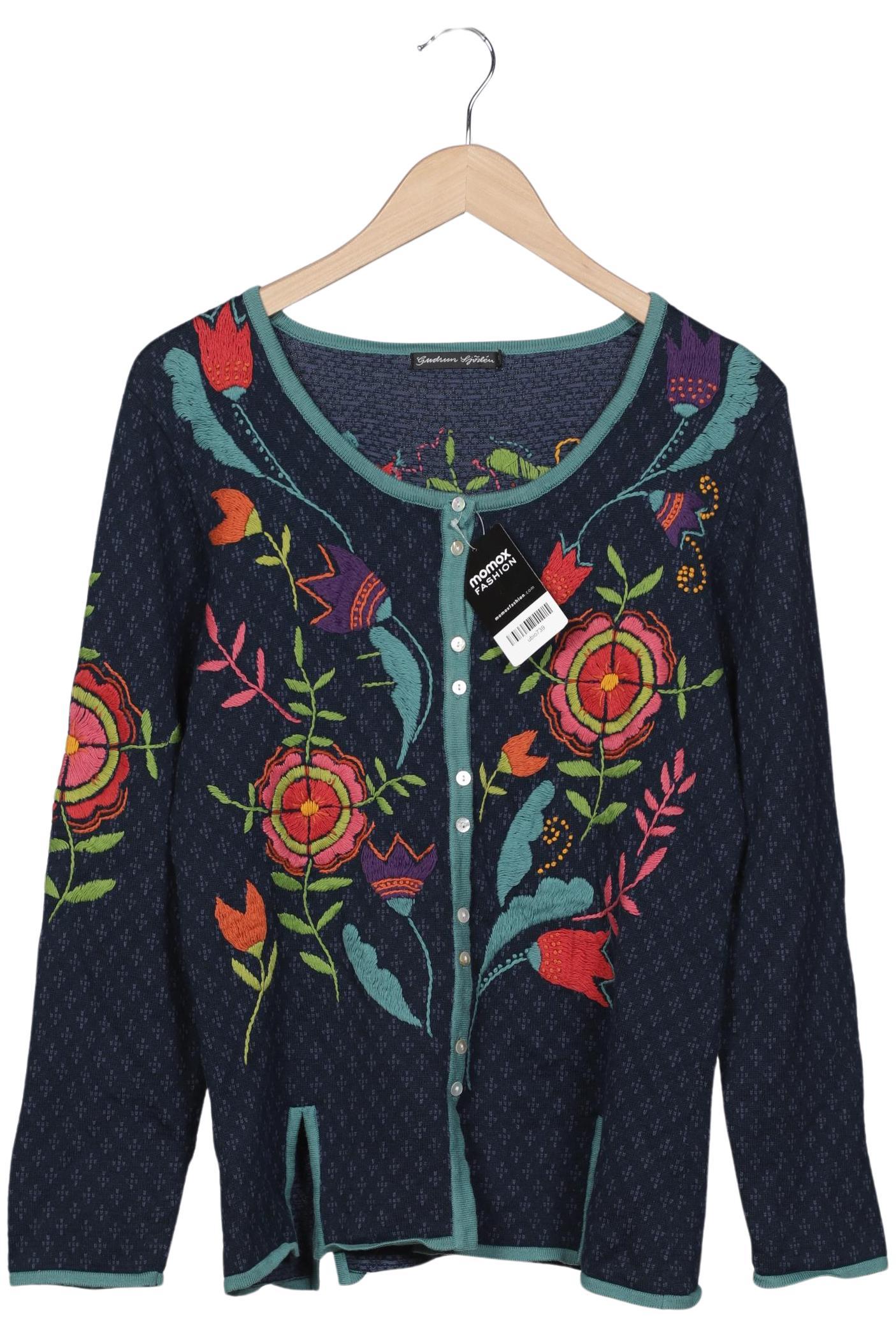 

Gudrun Sjödén Damen Strickjacke, marineblau, Gr. 38