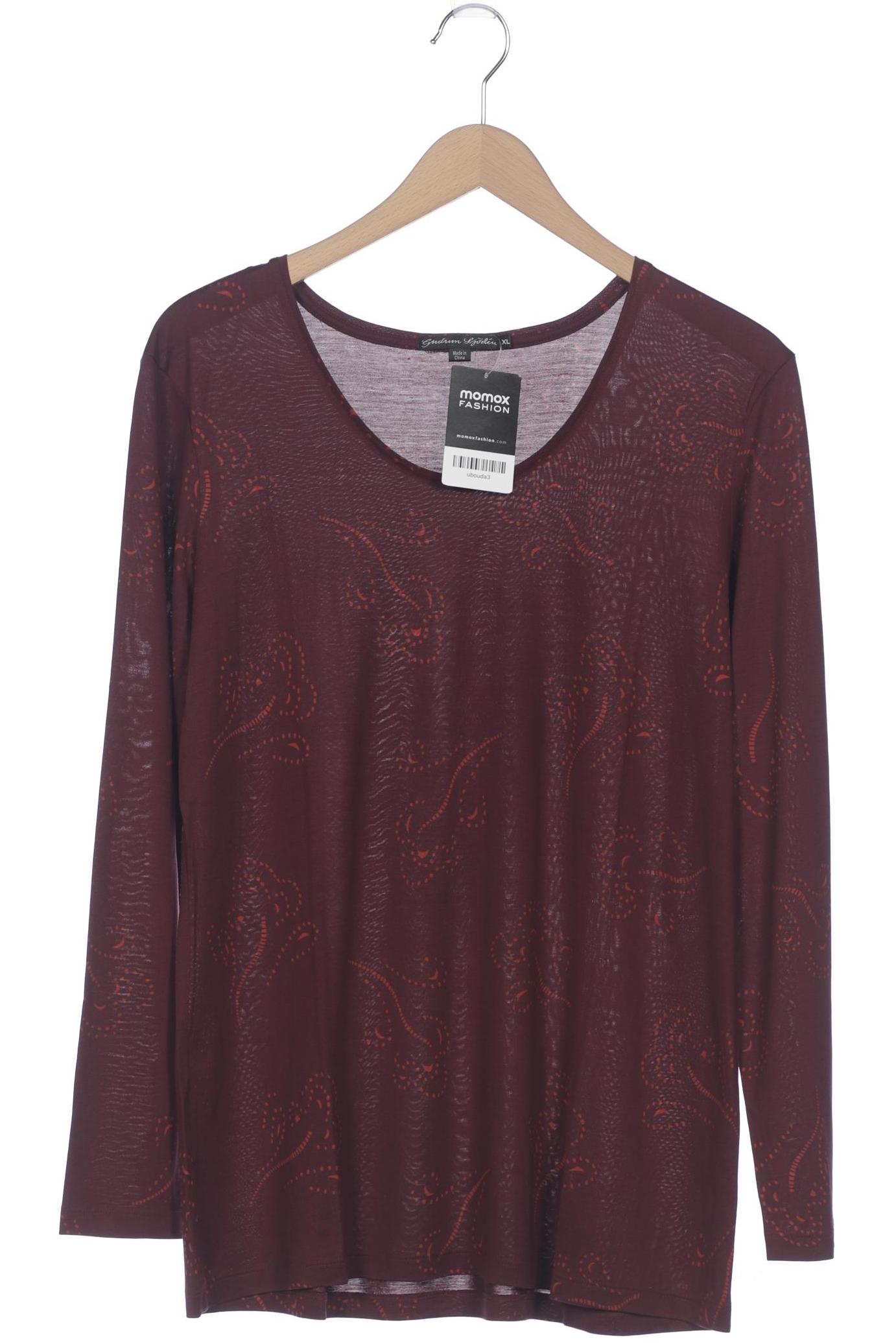 

Gudrun Sjödén Damen Langarmshirt, bordeaux, Gr. 44