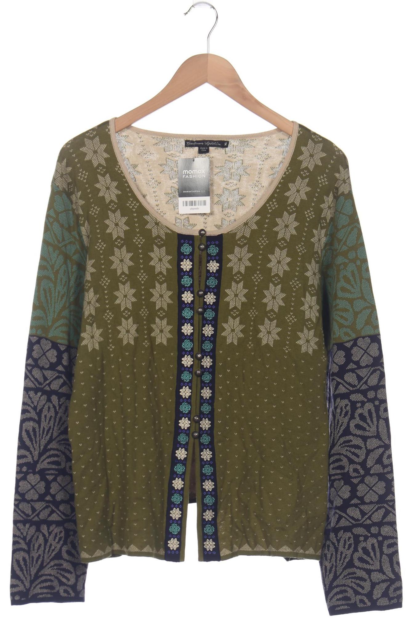 

Gudrun Sjödén Damen Strickjacke, grün, Gr. 44