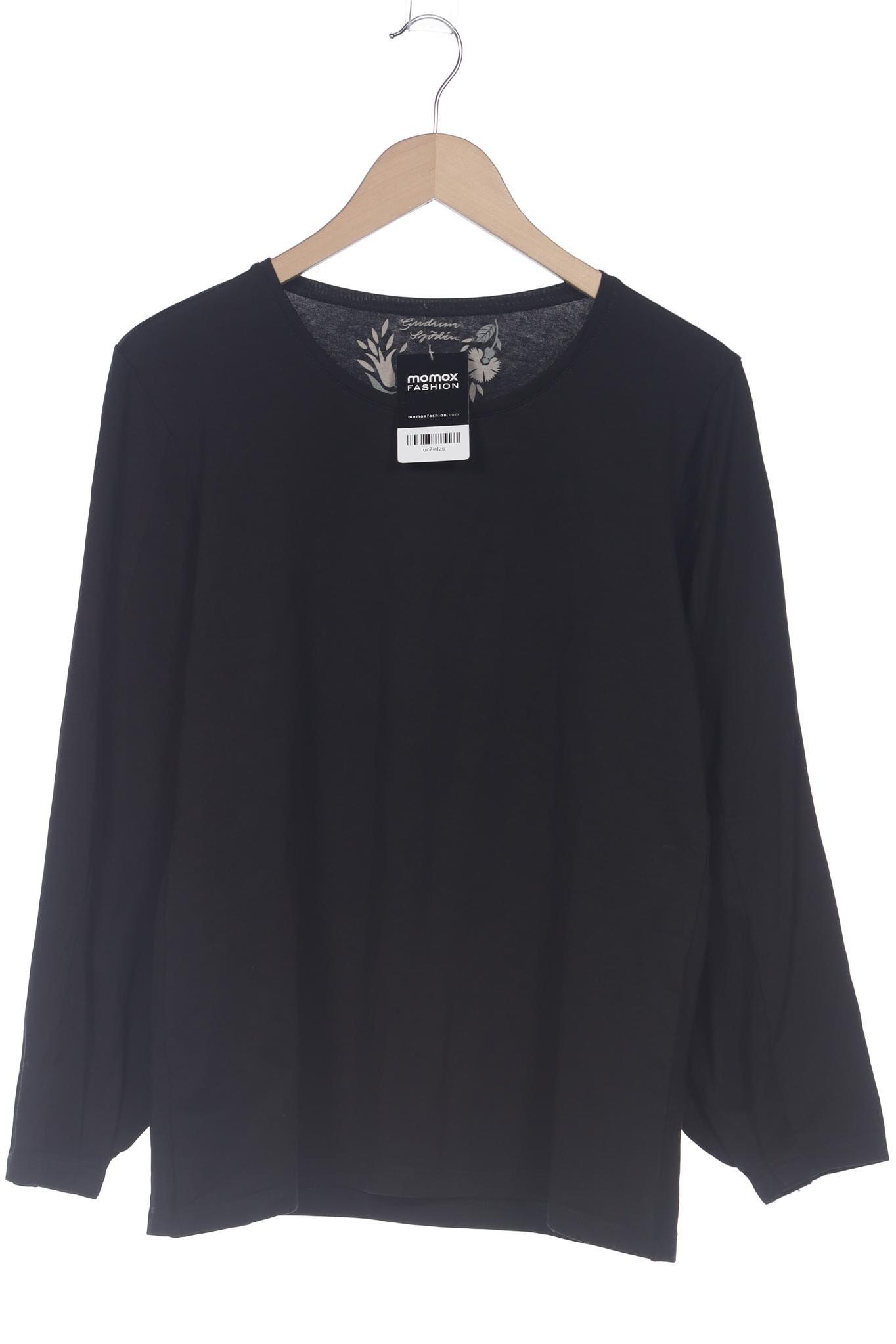 

Gudrun Sjödén Damen Langarmshirt, schwarz, Gr. 42