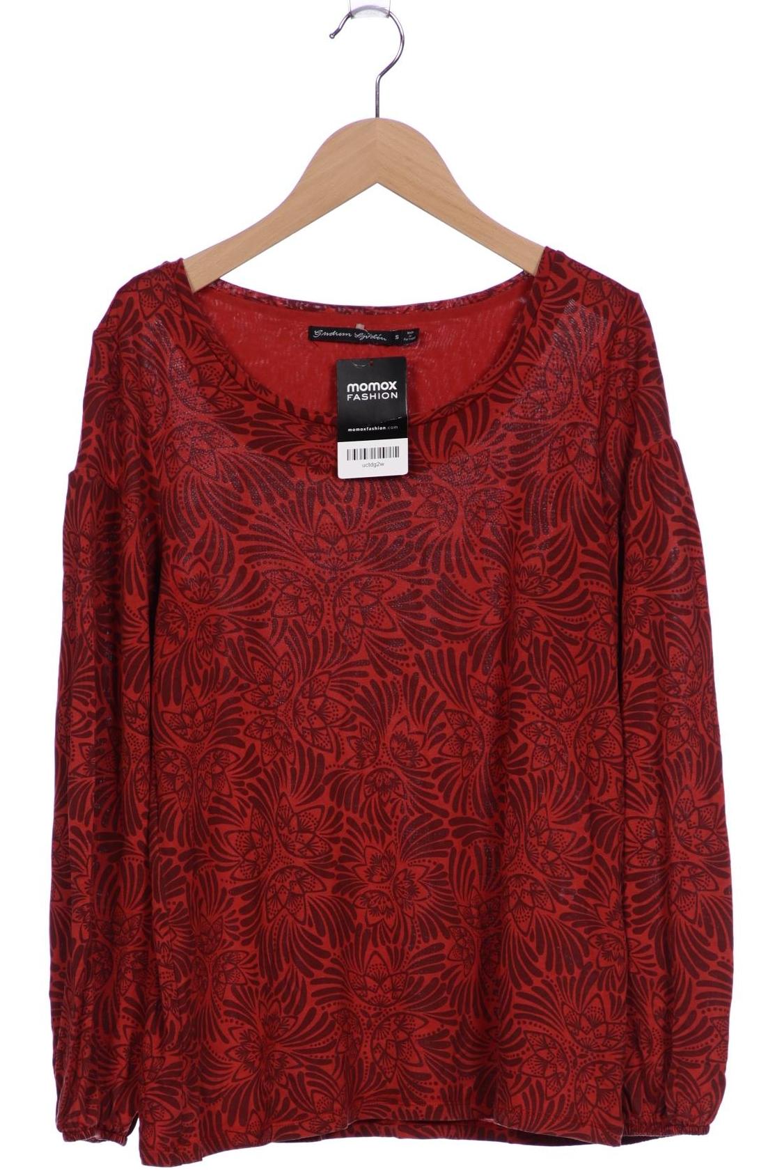 

Gudrun Sjödén Damen Langarmshirt, rot, Gr. 36