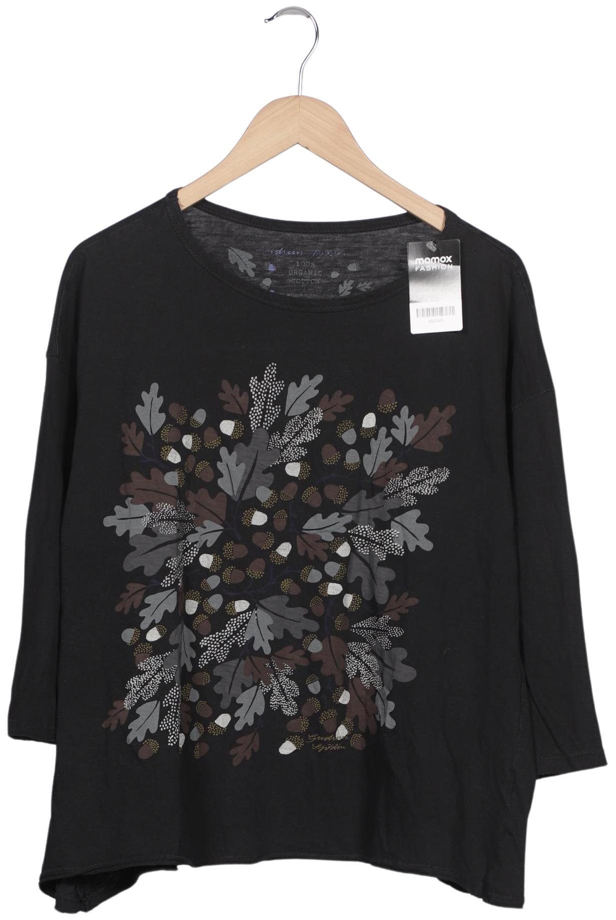 

Gudrun Sjödén Damen Langarmshirt, schwarz, Gr. 42