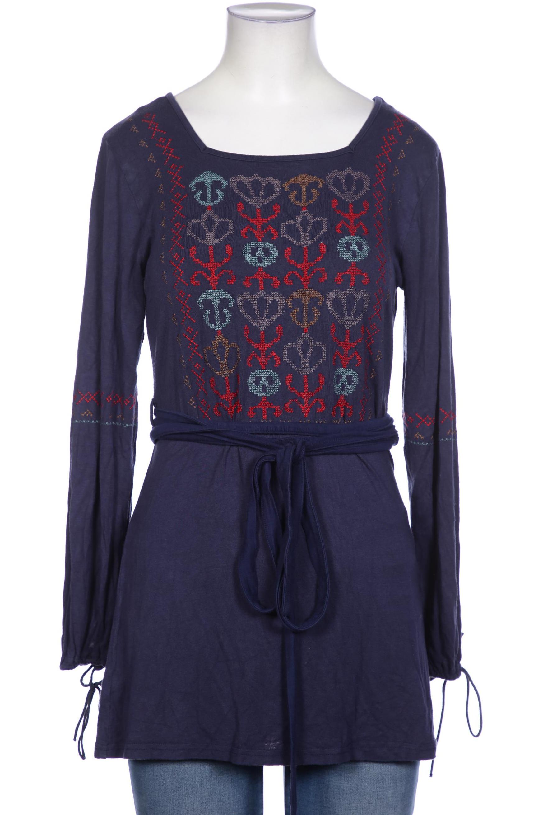 

Gudrun Sjödén Damen Langarmshirt, blau, Gr. 36