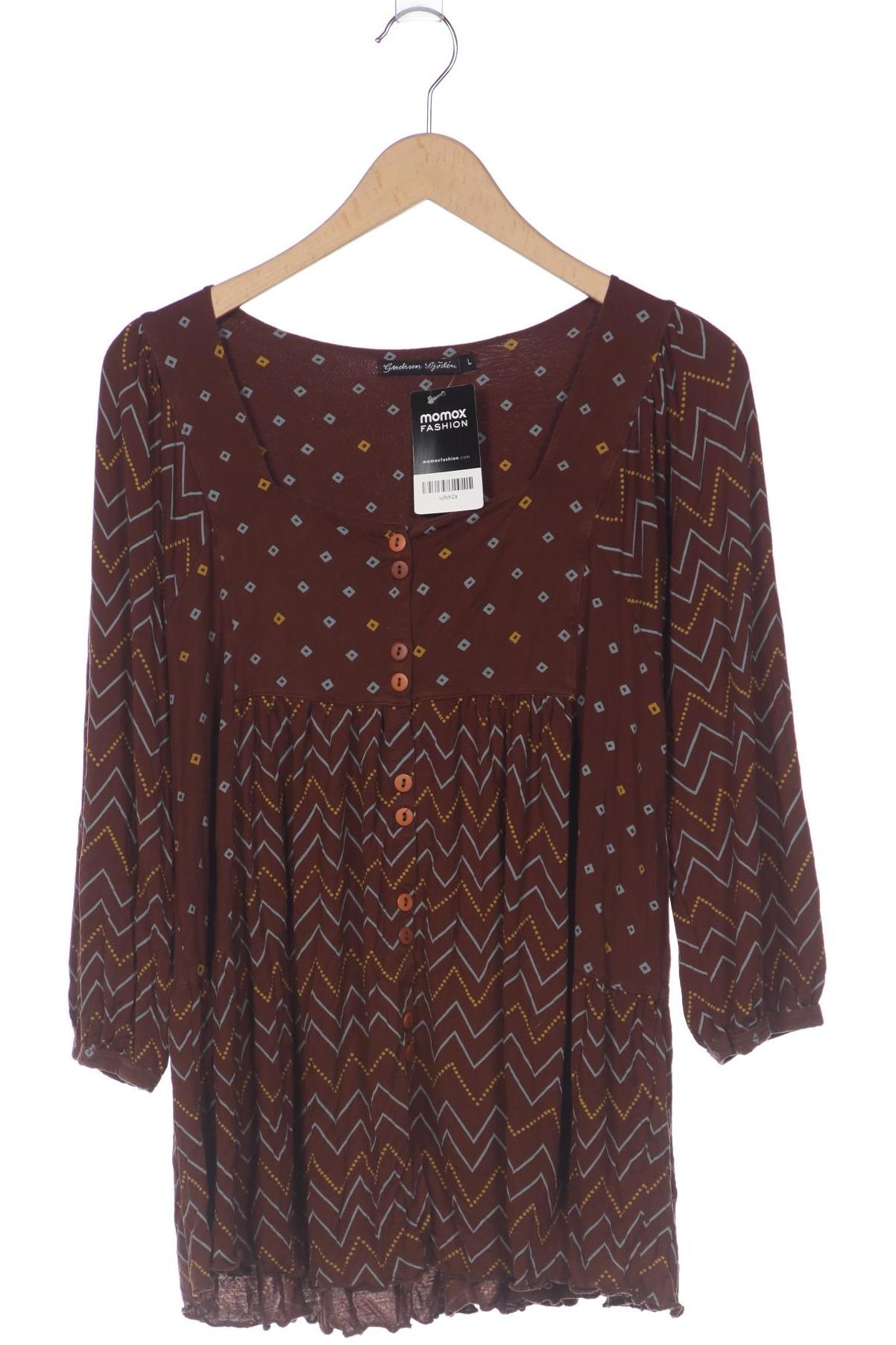 

Gudrun Sjödén Damen Langarmshirt, braun, Gr. 42