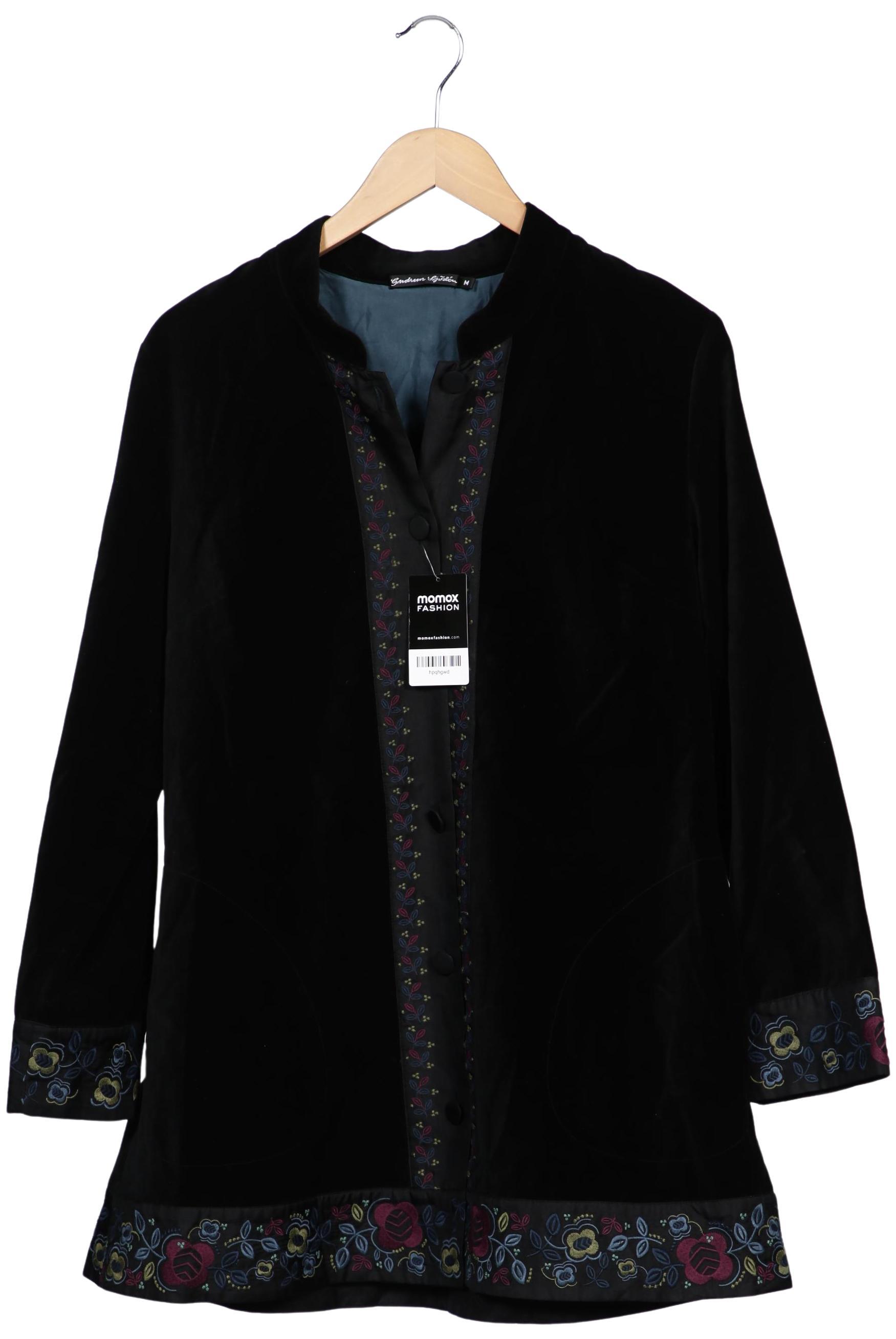 

Gudrun Sjödén Damen Mantel, schwarz, Gr. 38