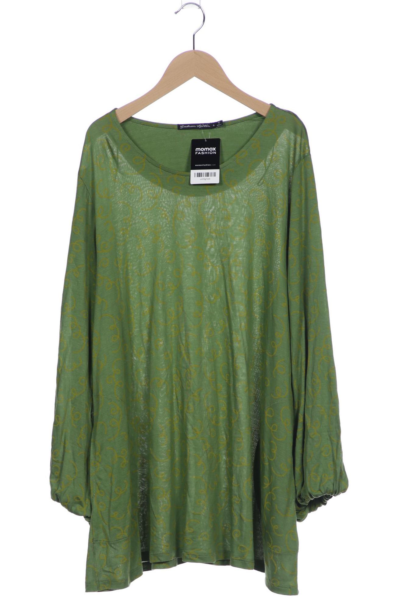 

Gudrun Sjödén Damen Langarmshirt, grün, Gr. 44