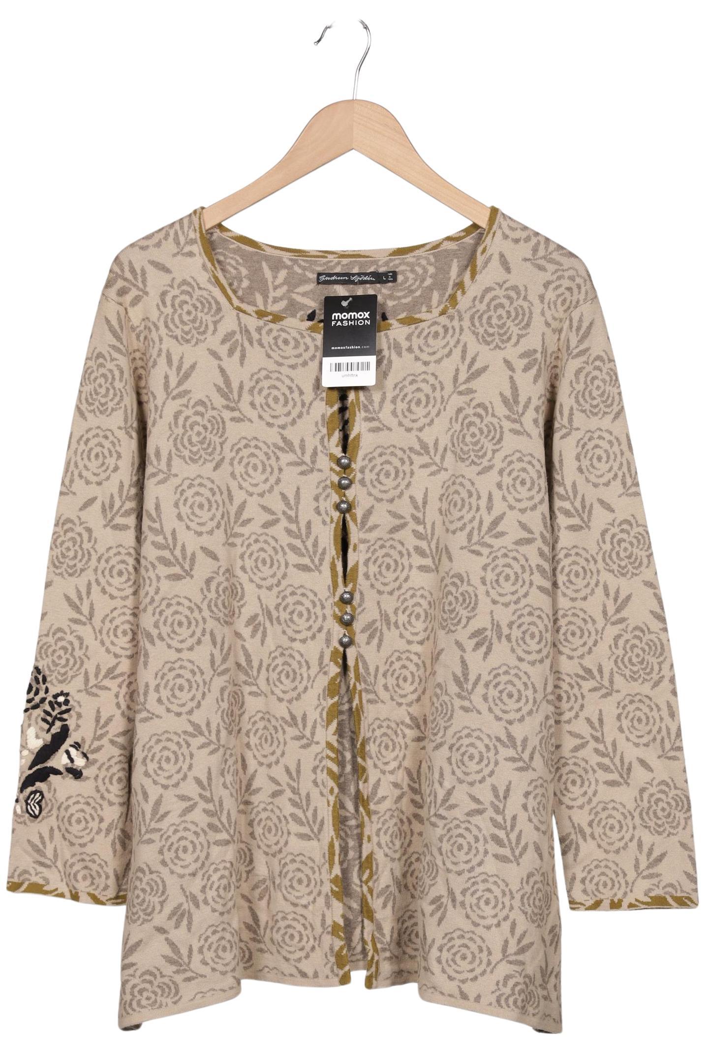 

Gudrun Sjödén Damen Strickjacke, beige, Gr. 42