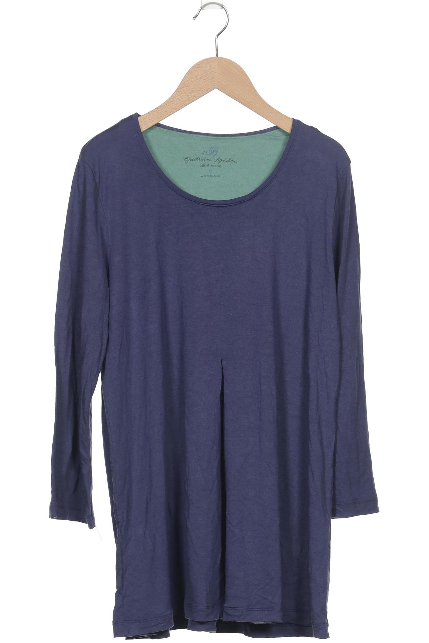 

Gudrun Sjödén Damen Langarmshirt, blau, Gr. 38