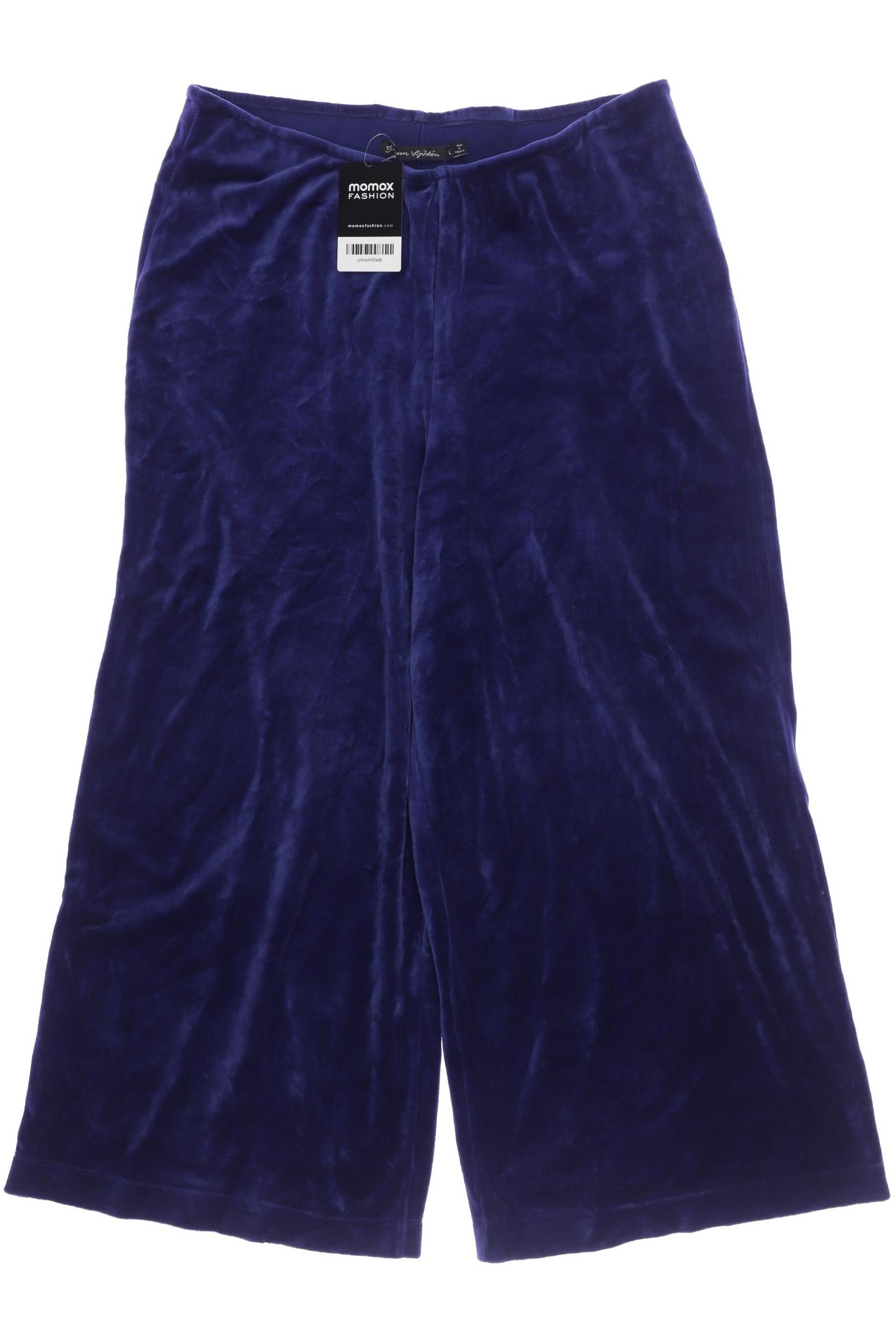 

Gudrun Sjödén Damen Stoffhose, blau, Gr. 0