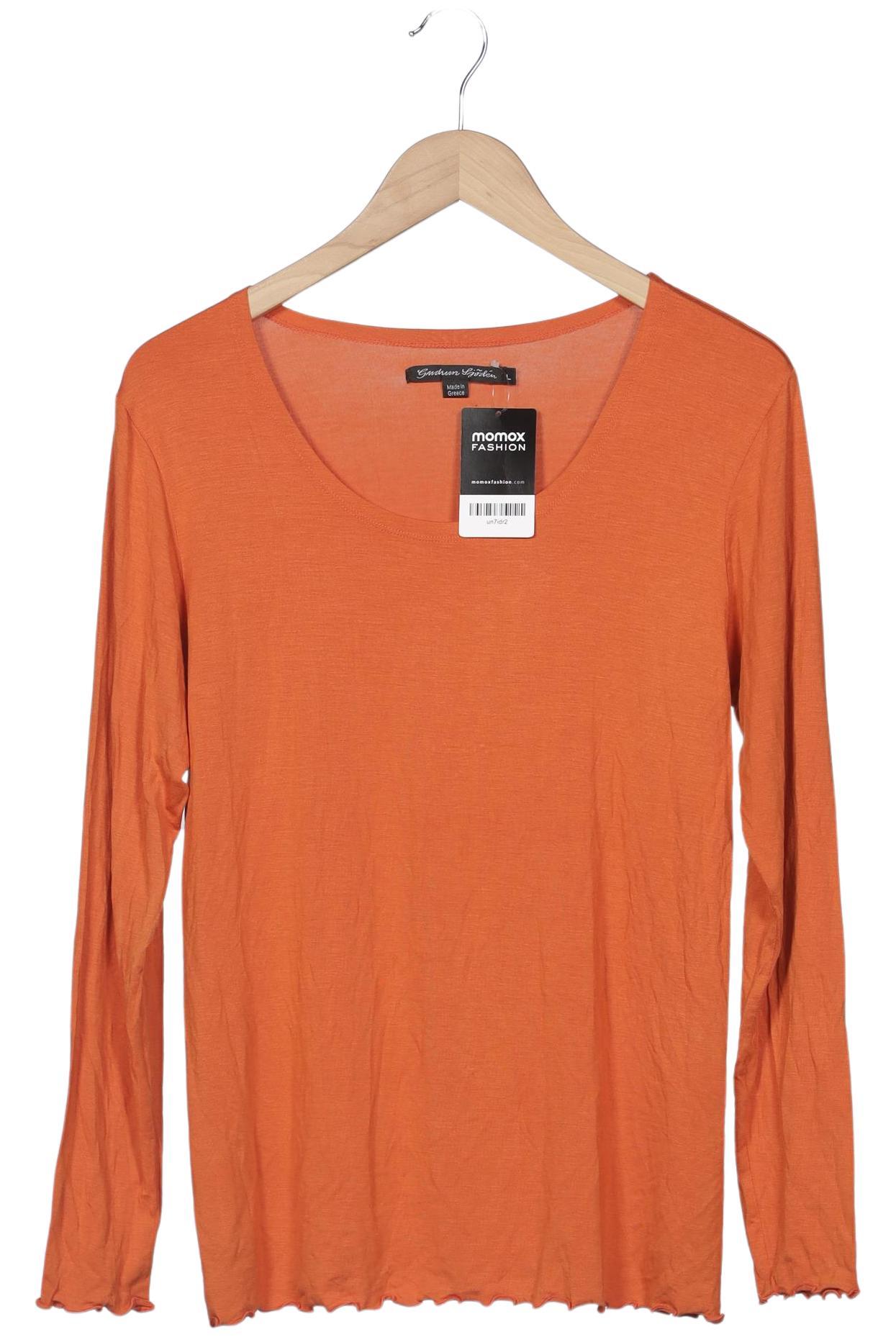

Gudrun Sjödén Damen Langarmshirt, orange, Gr. 42