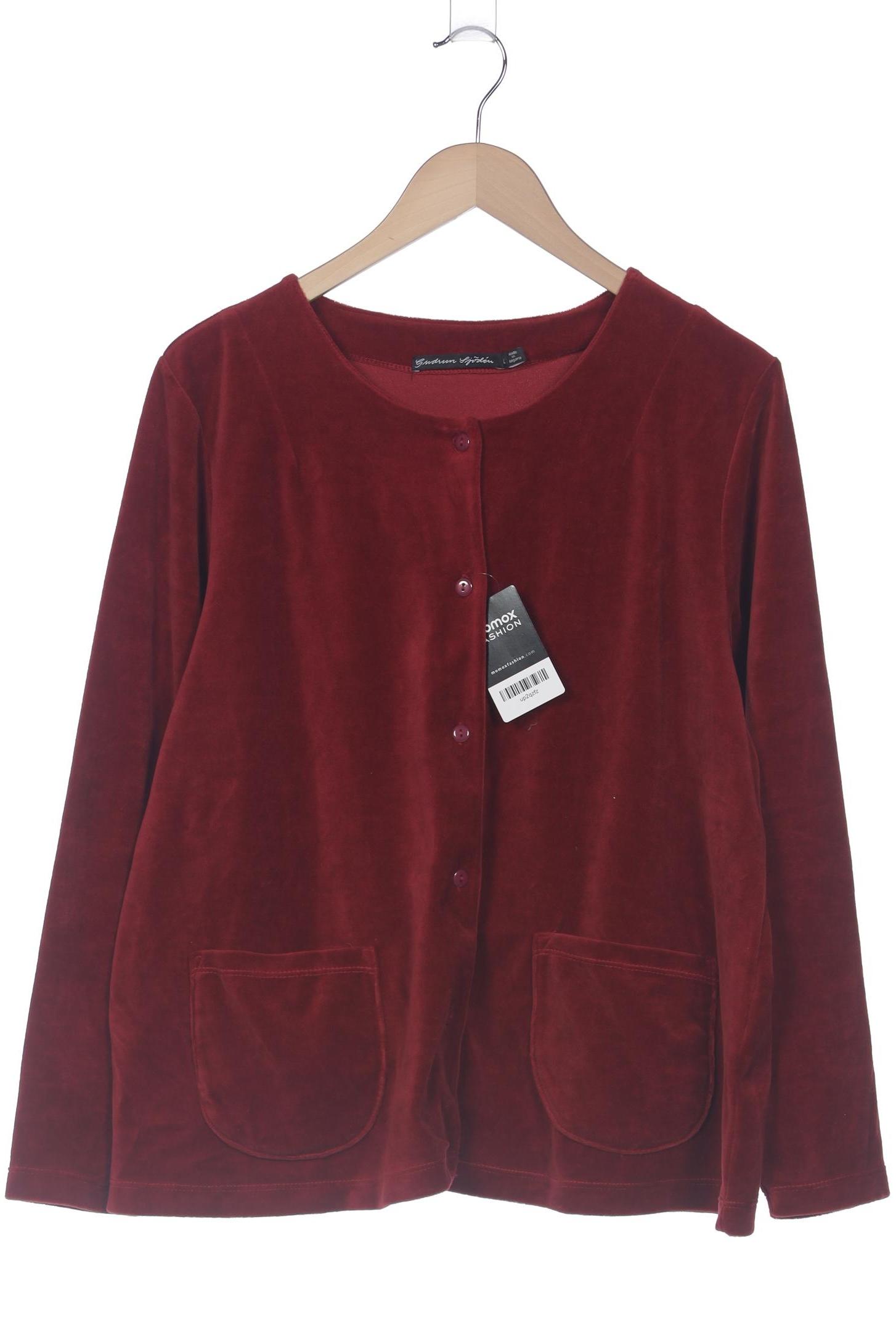 

Gudrun Sjödén Damen Strickjacke, rot, Gr. 42