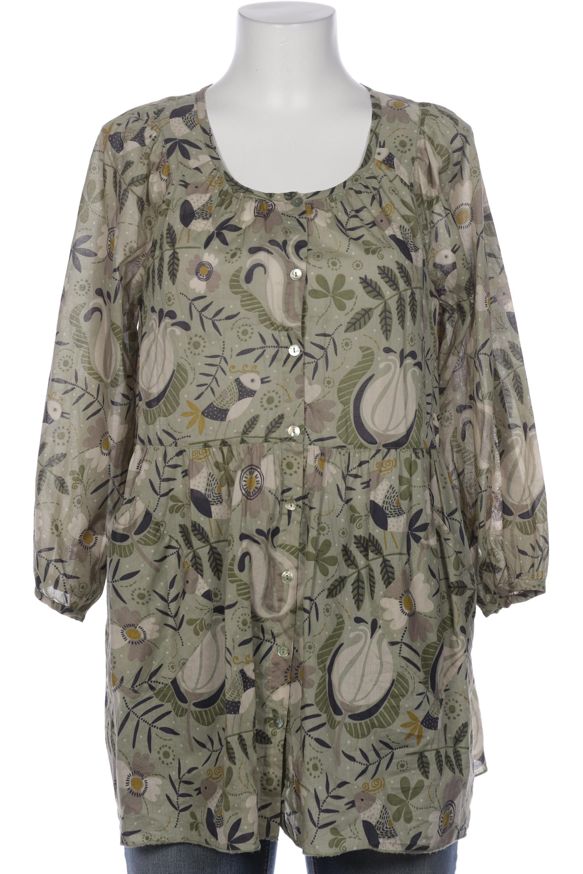 

Gudrun Sjödén Damen Bluse, grün, Gr. 38
