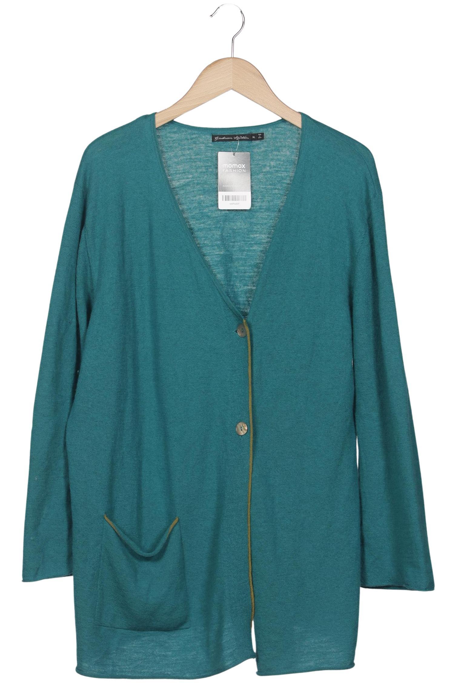 

Gudrun Sjödén Damen Strickjacke, türkis, Gr. 44