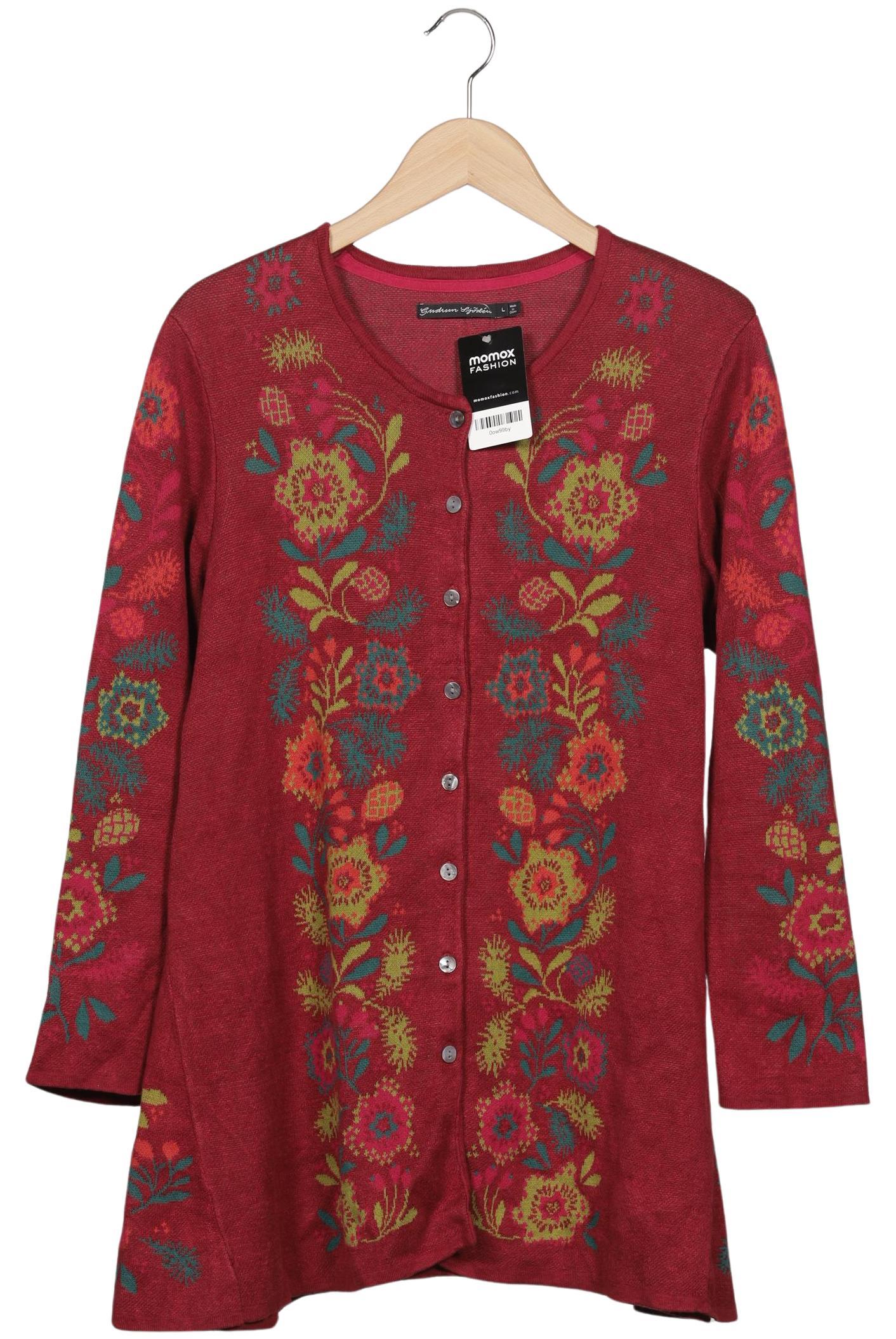 

Gudrun Sjödén Damen Strickjacke, rot, Gr. 42