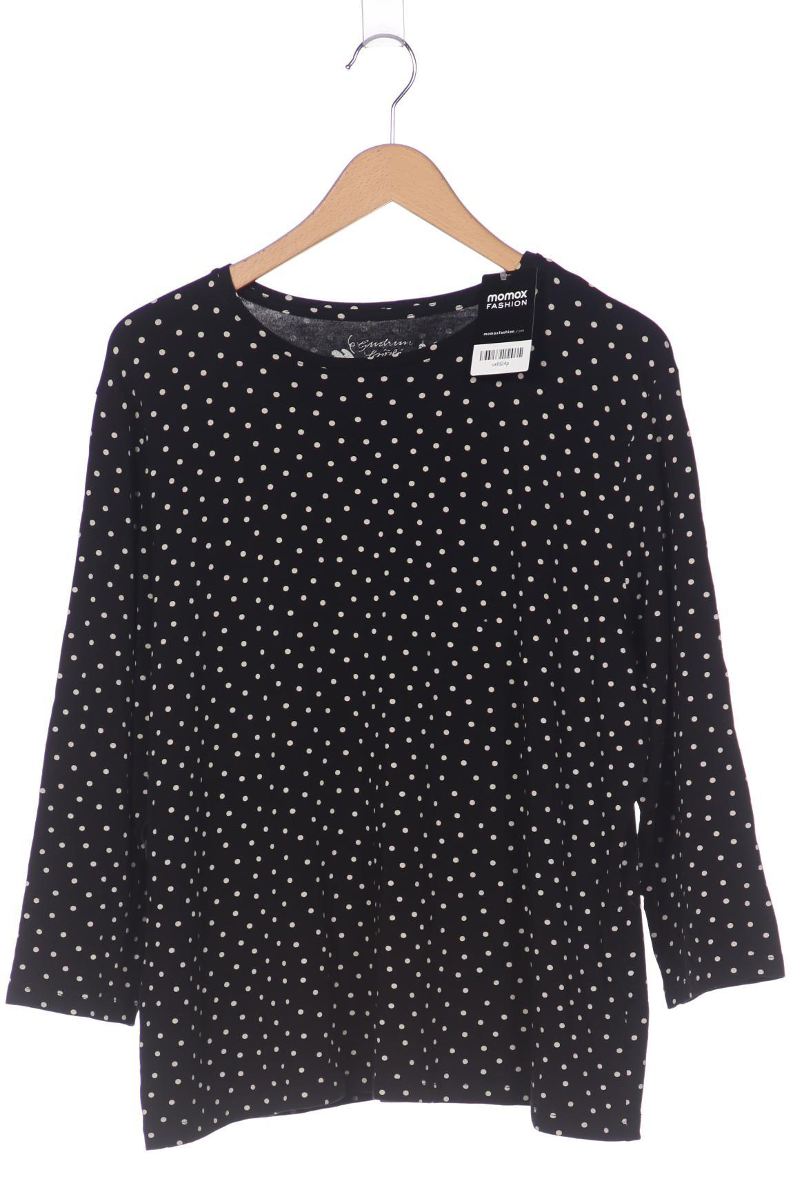 

Gudrun Sjödén Damen Langarmshirt, schwarz, Gr. 46