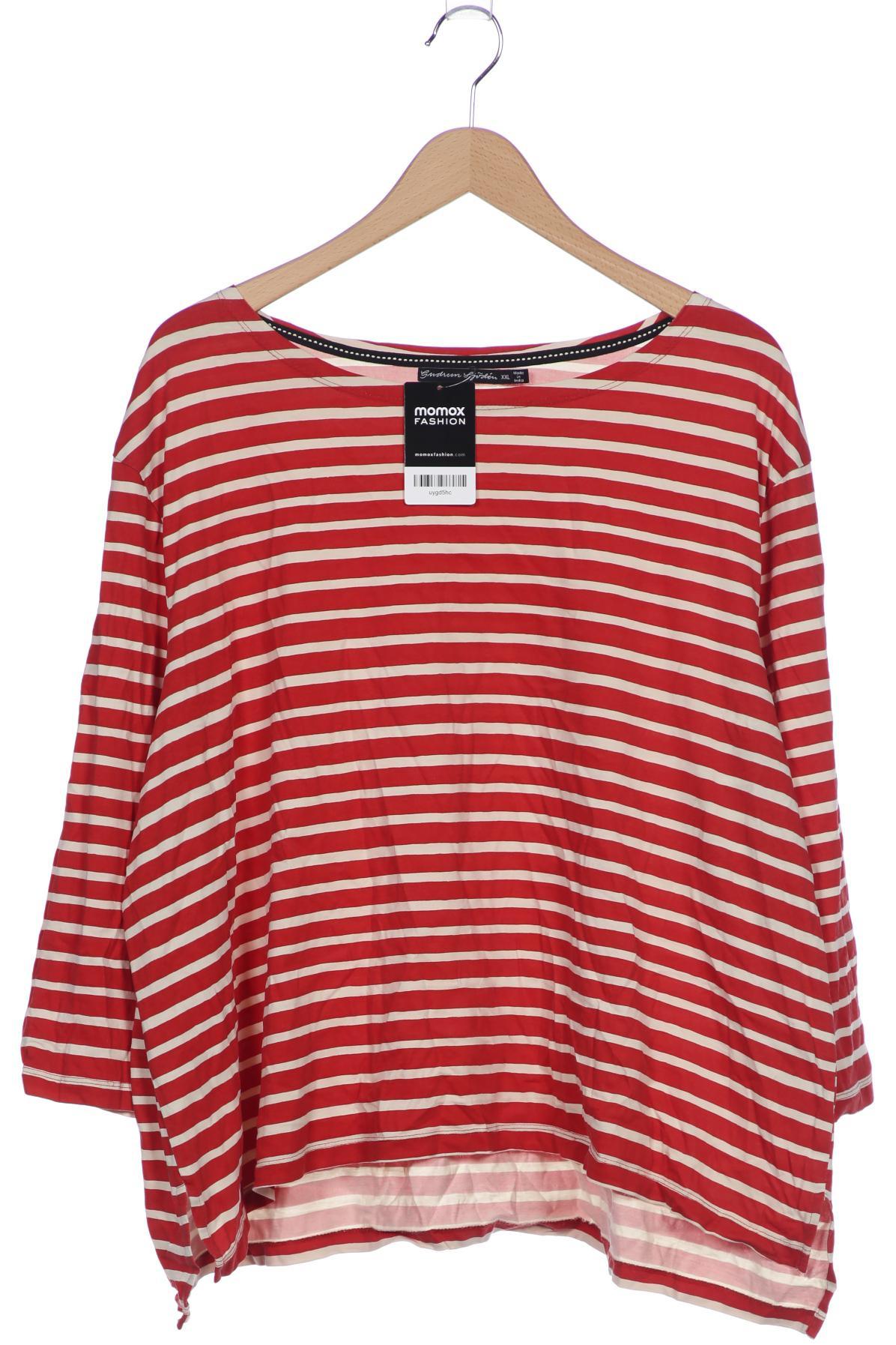 

Gudrun Sjödén Damen Langarmshirt, rot, Gr. 46