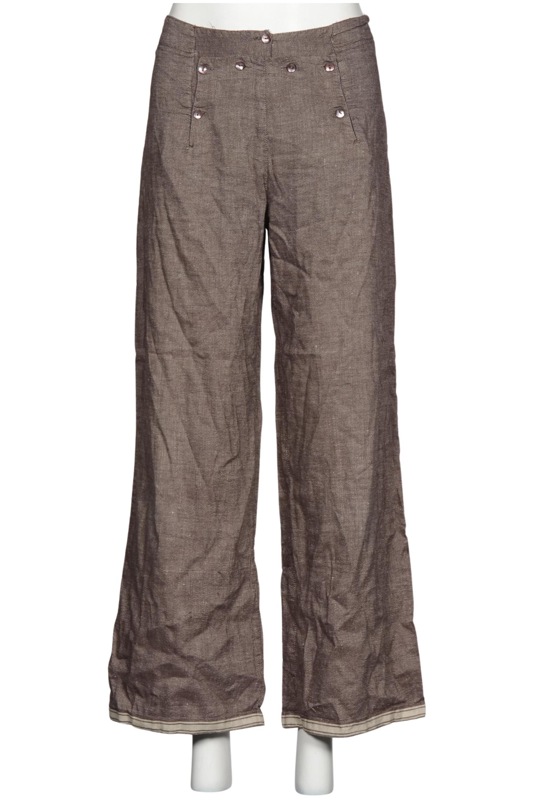 

Gudrun Sjödén Damen Stoffhose, braun, Gr. 0