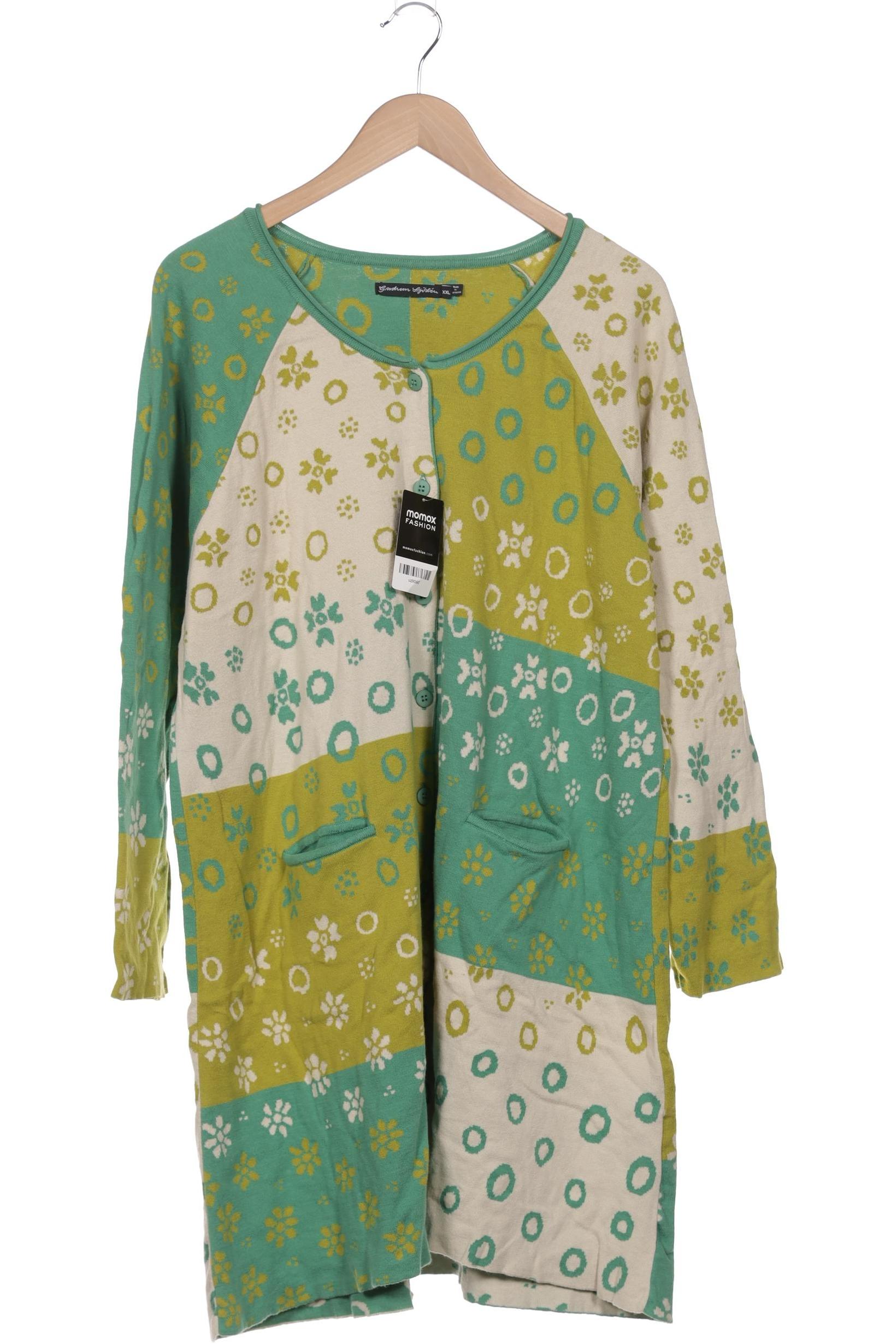 

Gudrun Sjödén Damen Strickjacke, grün, Gr. 46