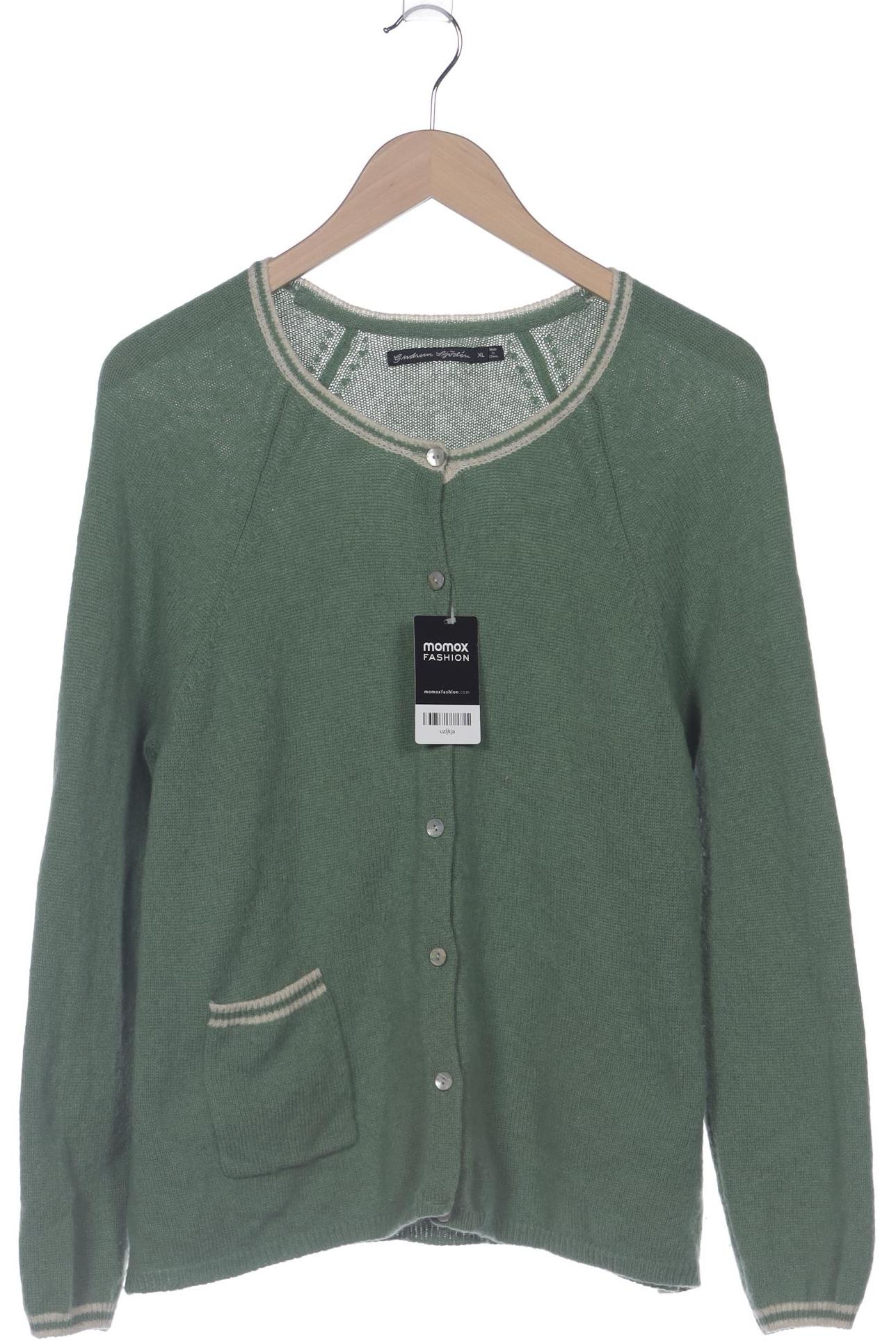 

Gudrun Sjödén Damen Strickjacke, grün, Gr. 44