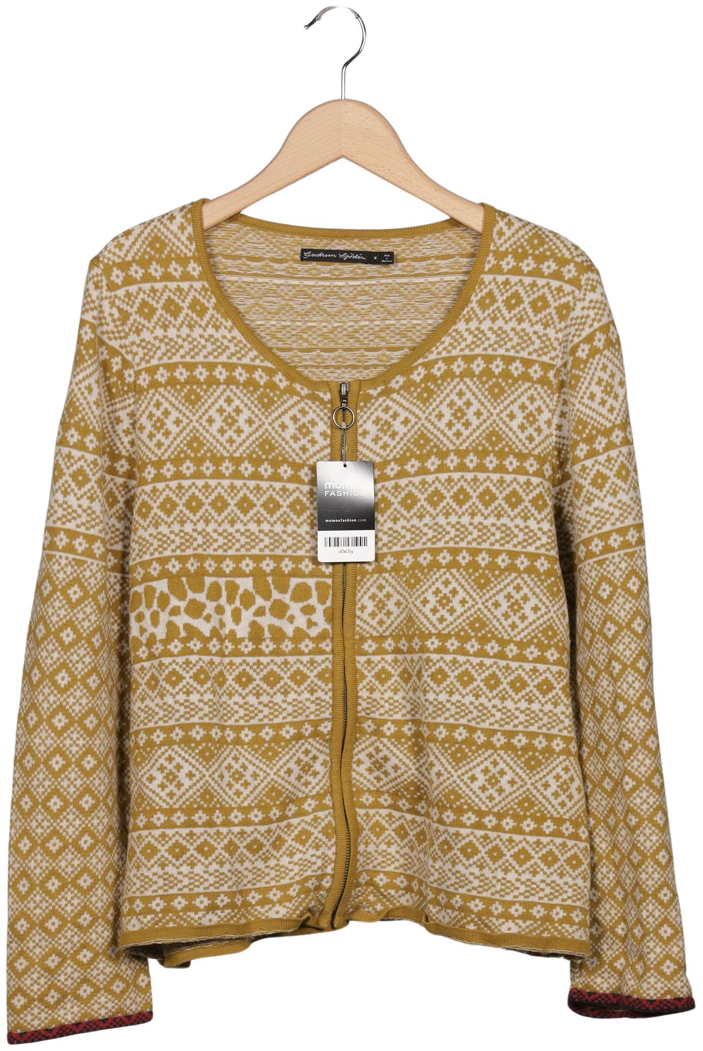 

Gudrun Sjödén Damen Strickjacke, gelb, Gr. 38